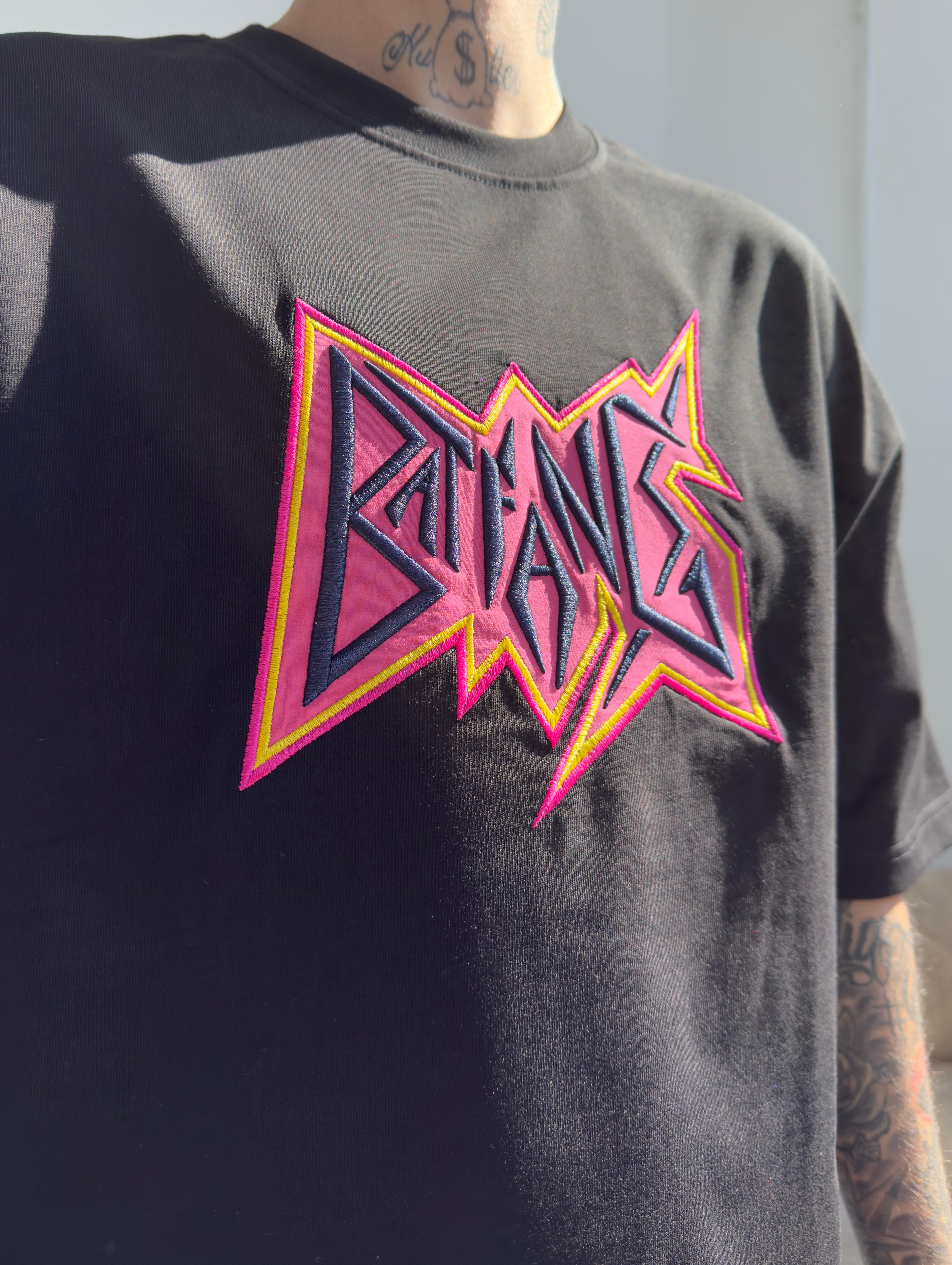BATFANG Nakışlı Oversize Tişört