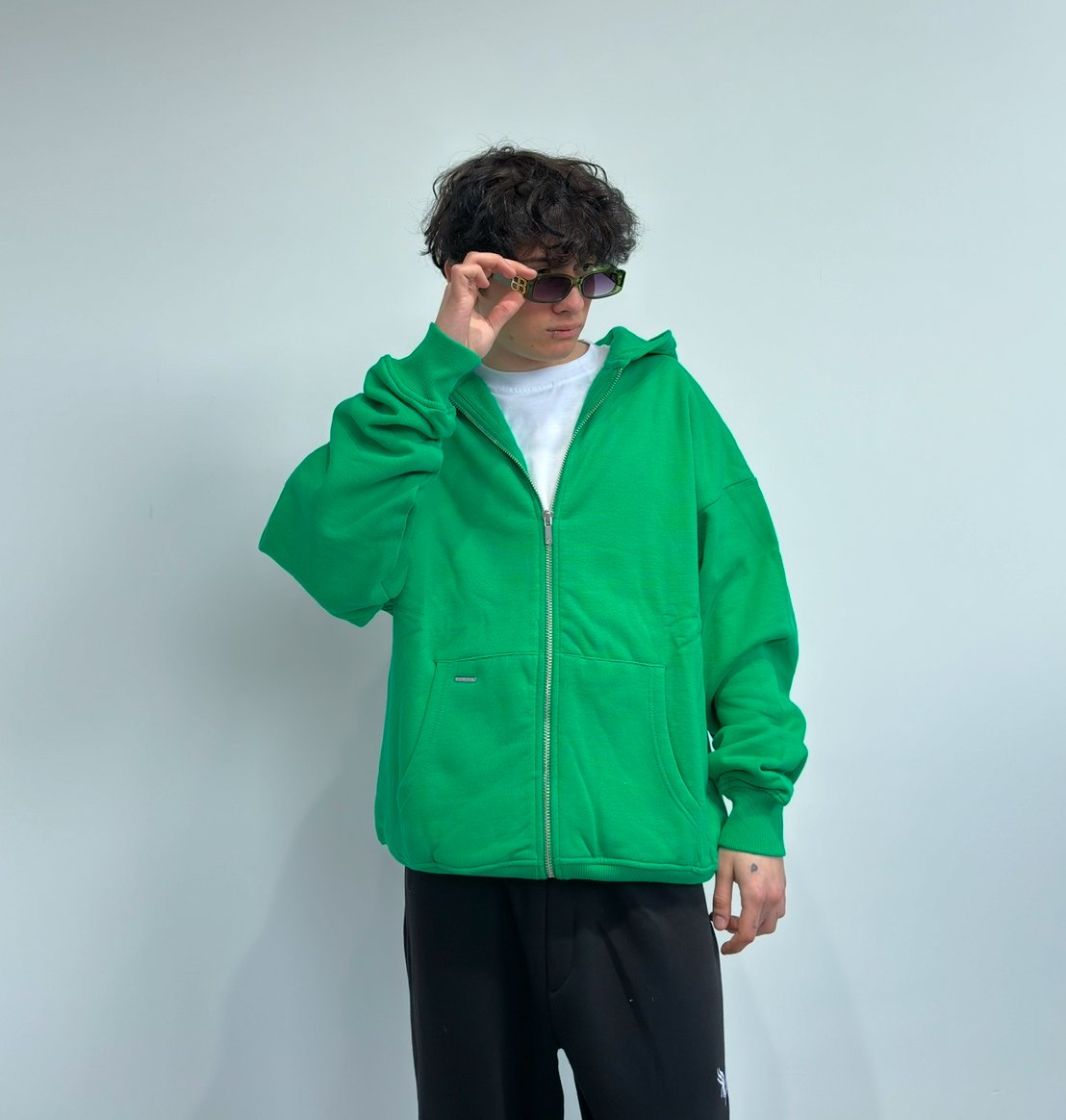 Basic Oversize Premium Zipp Hoodie