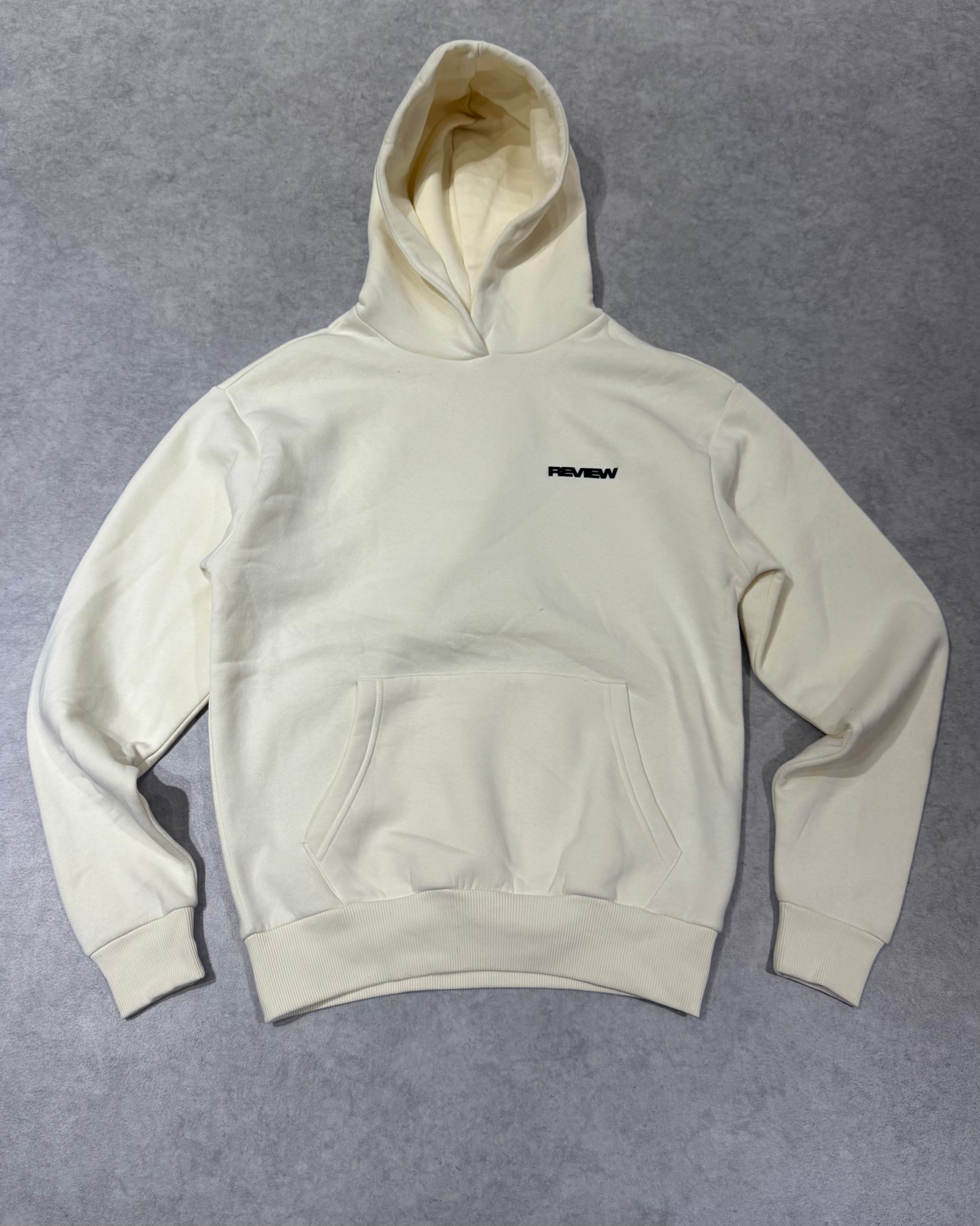 Rev. baskılı Oversize Sweatshirt - krem