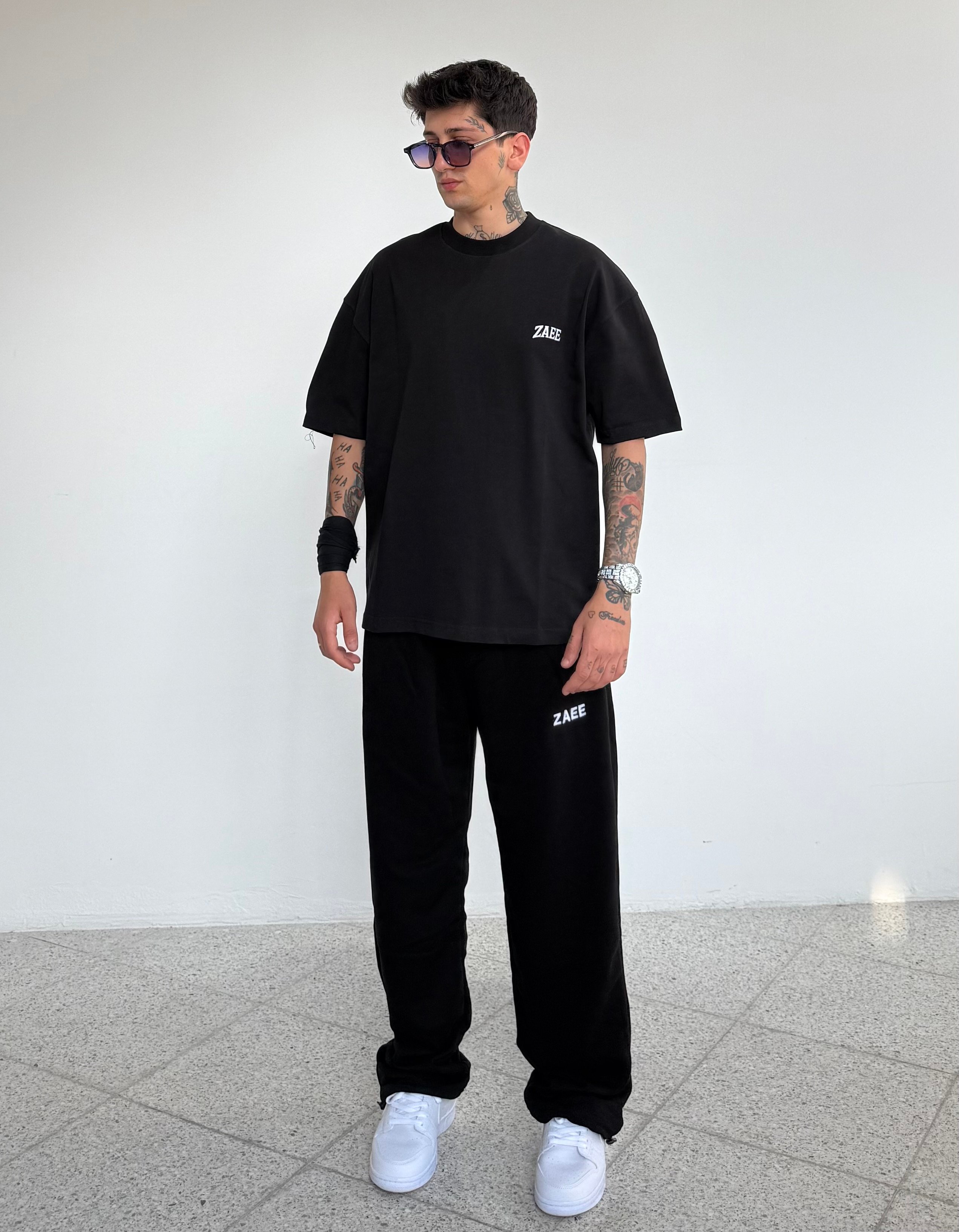 ZAEE Nakışlı Oversize Premium Tişört