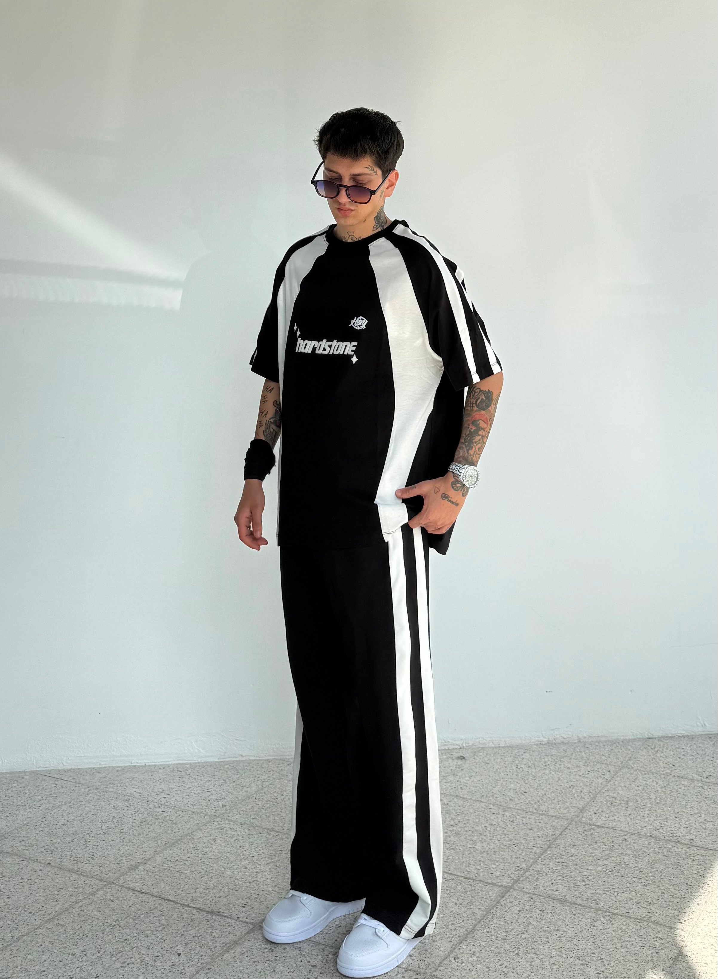 HS Parçalı Oversize Premium Tişört