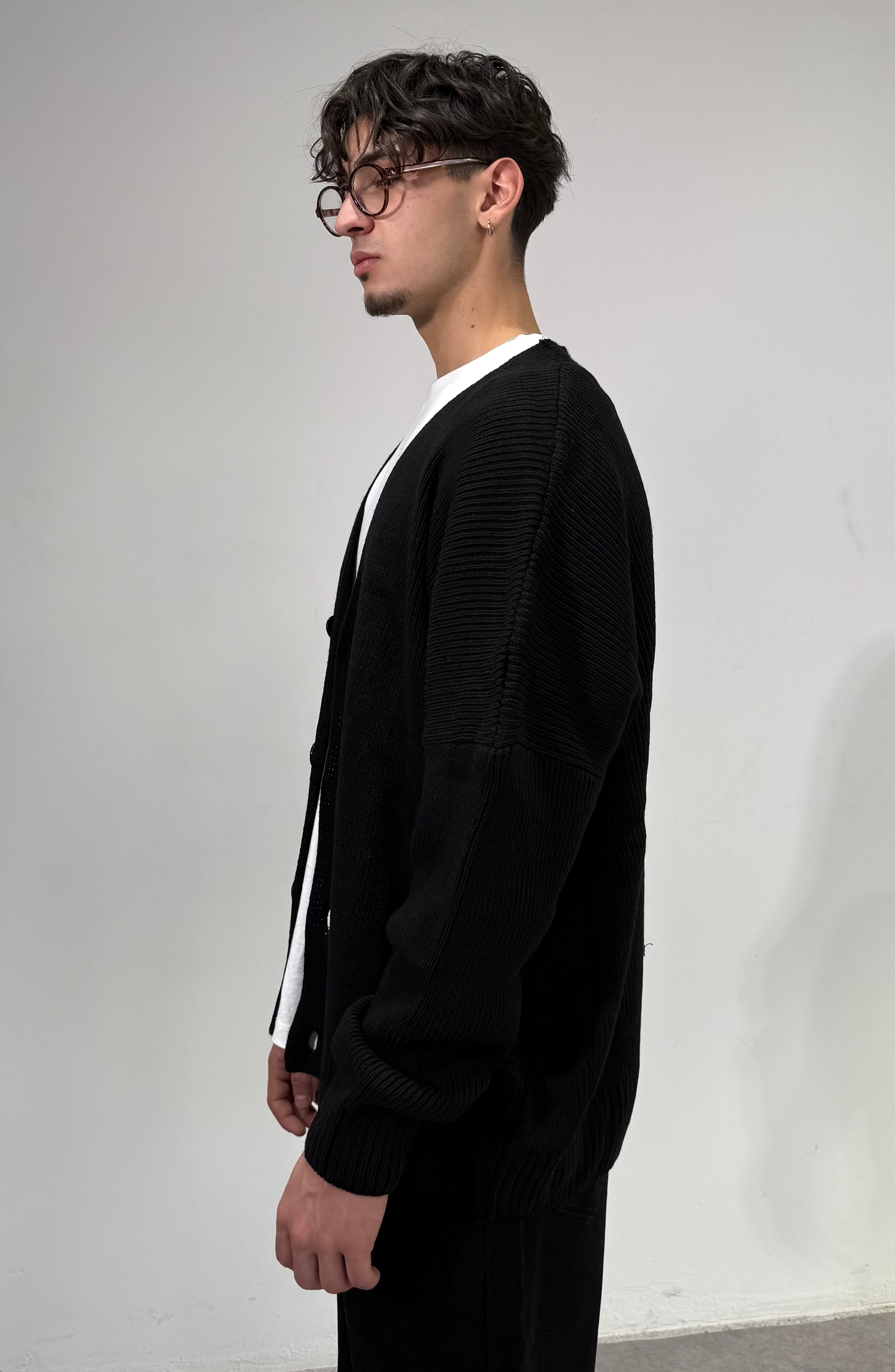 Düğmeli triko Hırka 