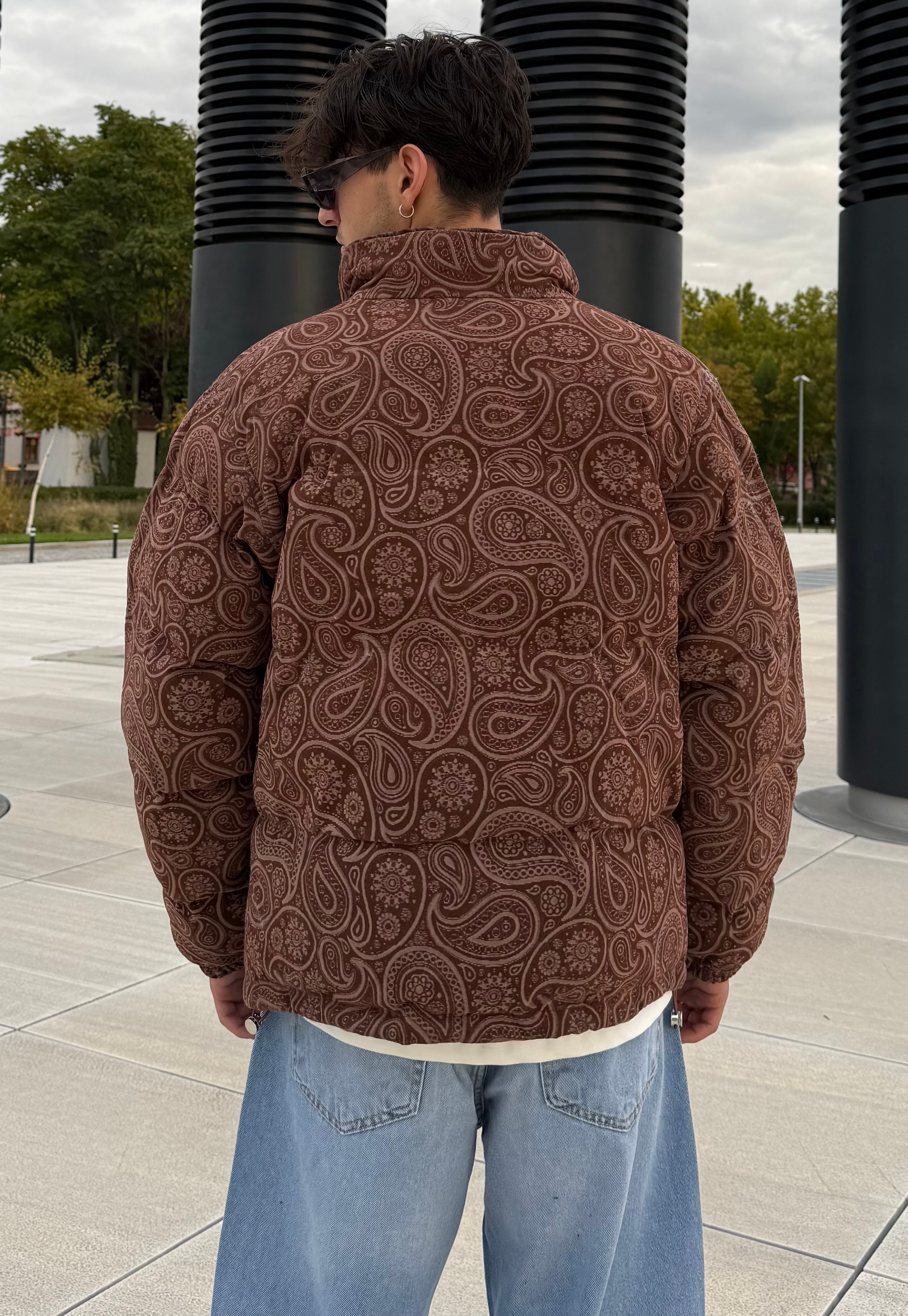 Kendinde Desenli Oversize Premium Mont 