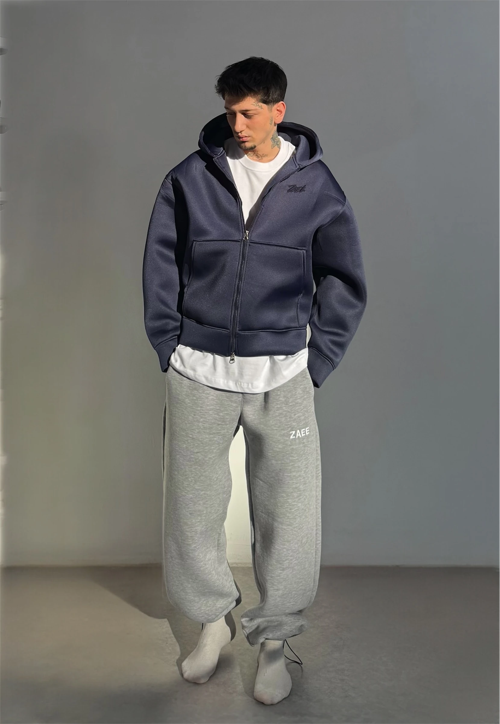 Oversize Scuba Zipp Hoodie 