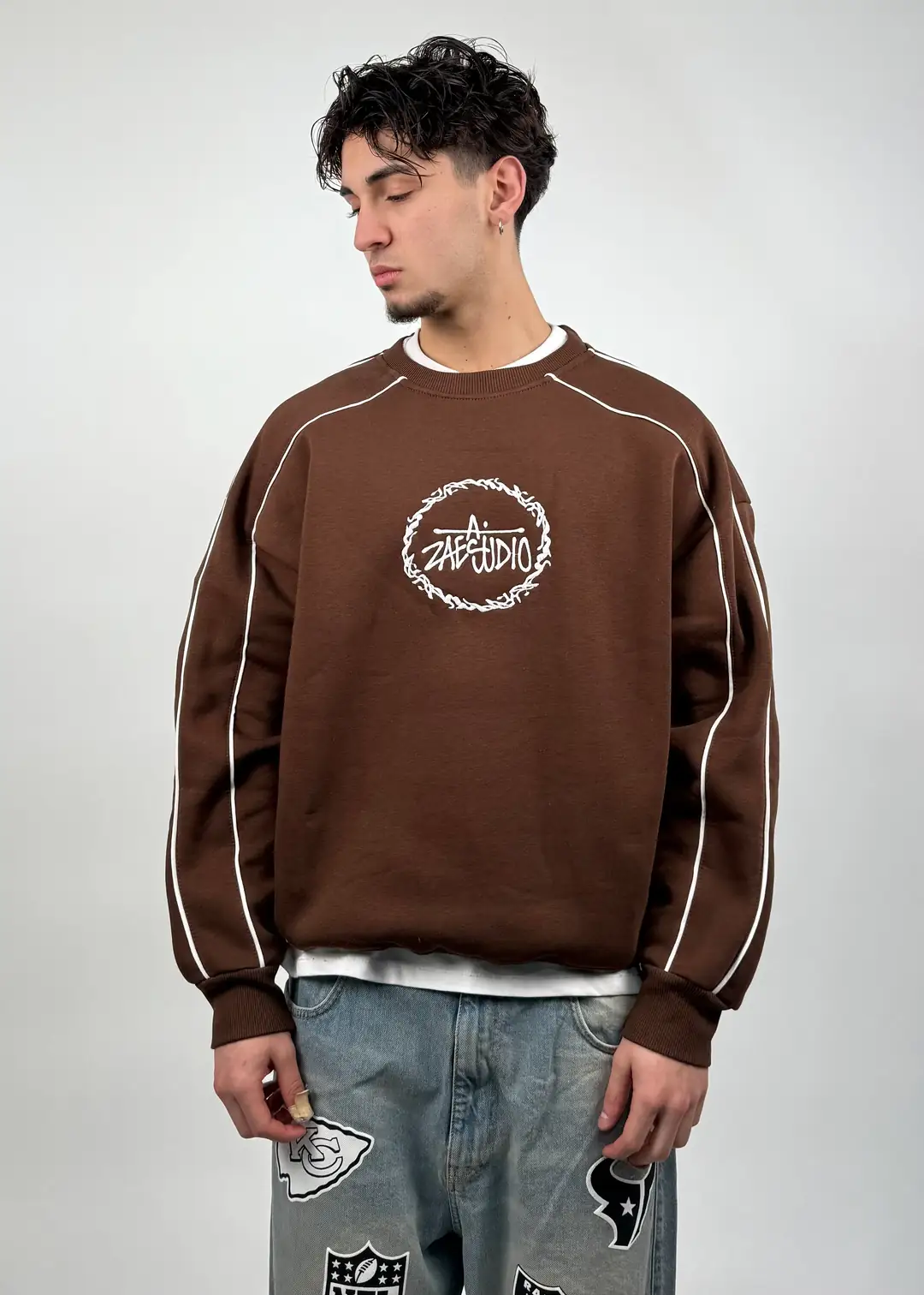 Nakışlı Sweatshirt