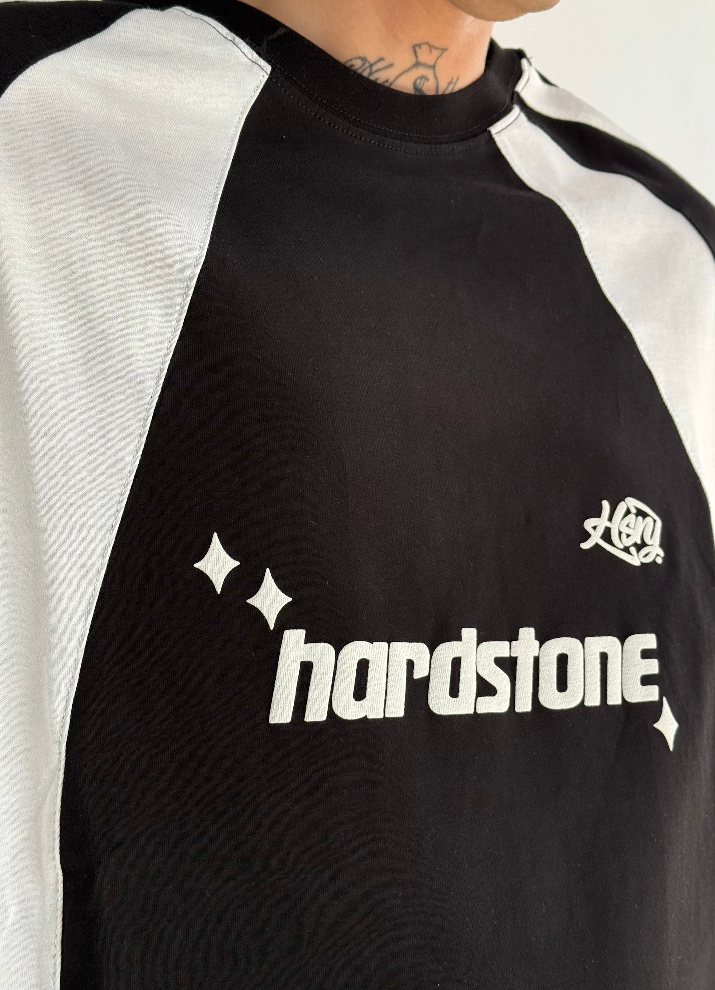 HS Parçalı Oversize Premium Tişört