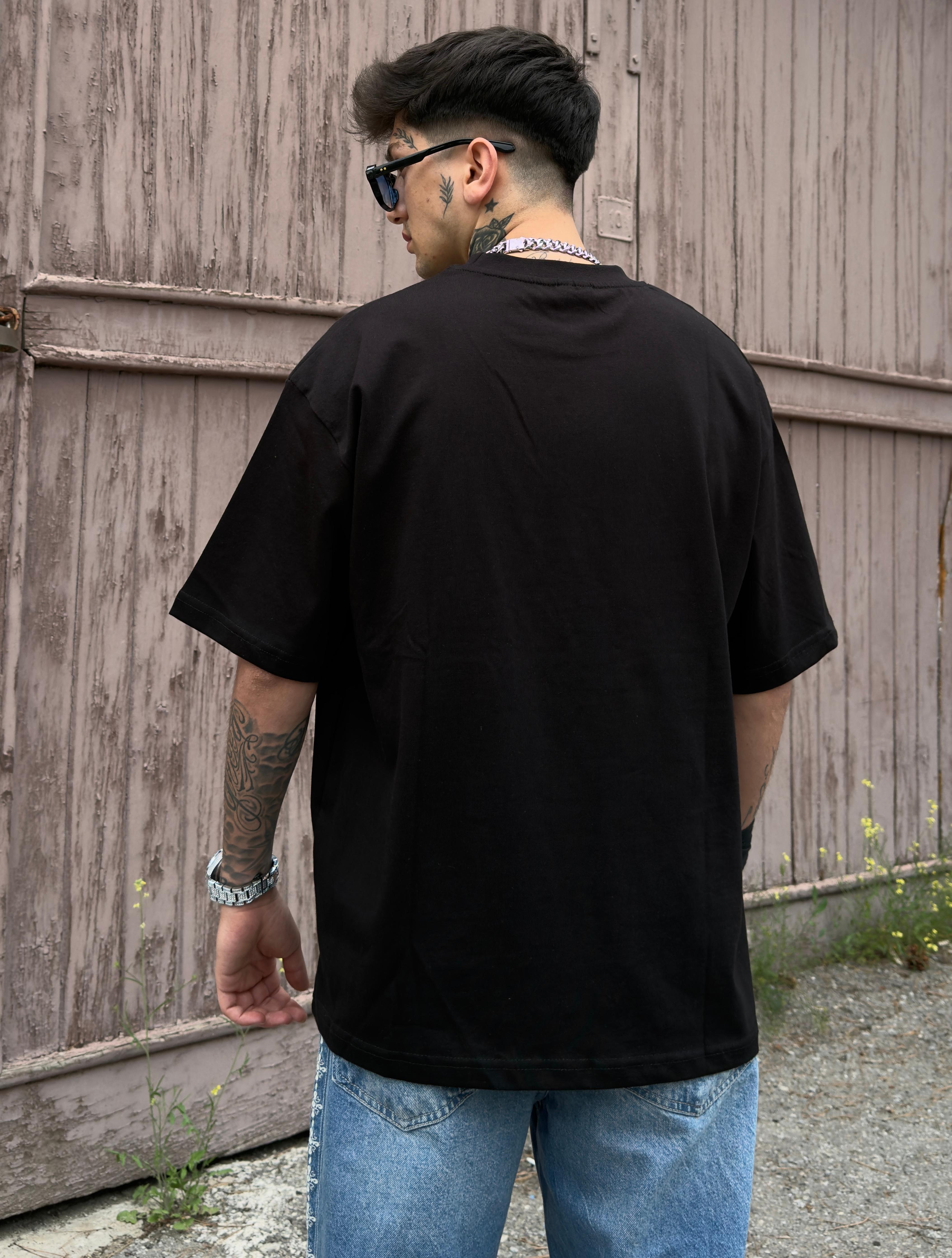 Nakışlı Oversize Tişört 