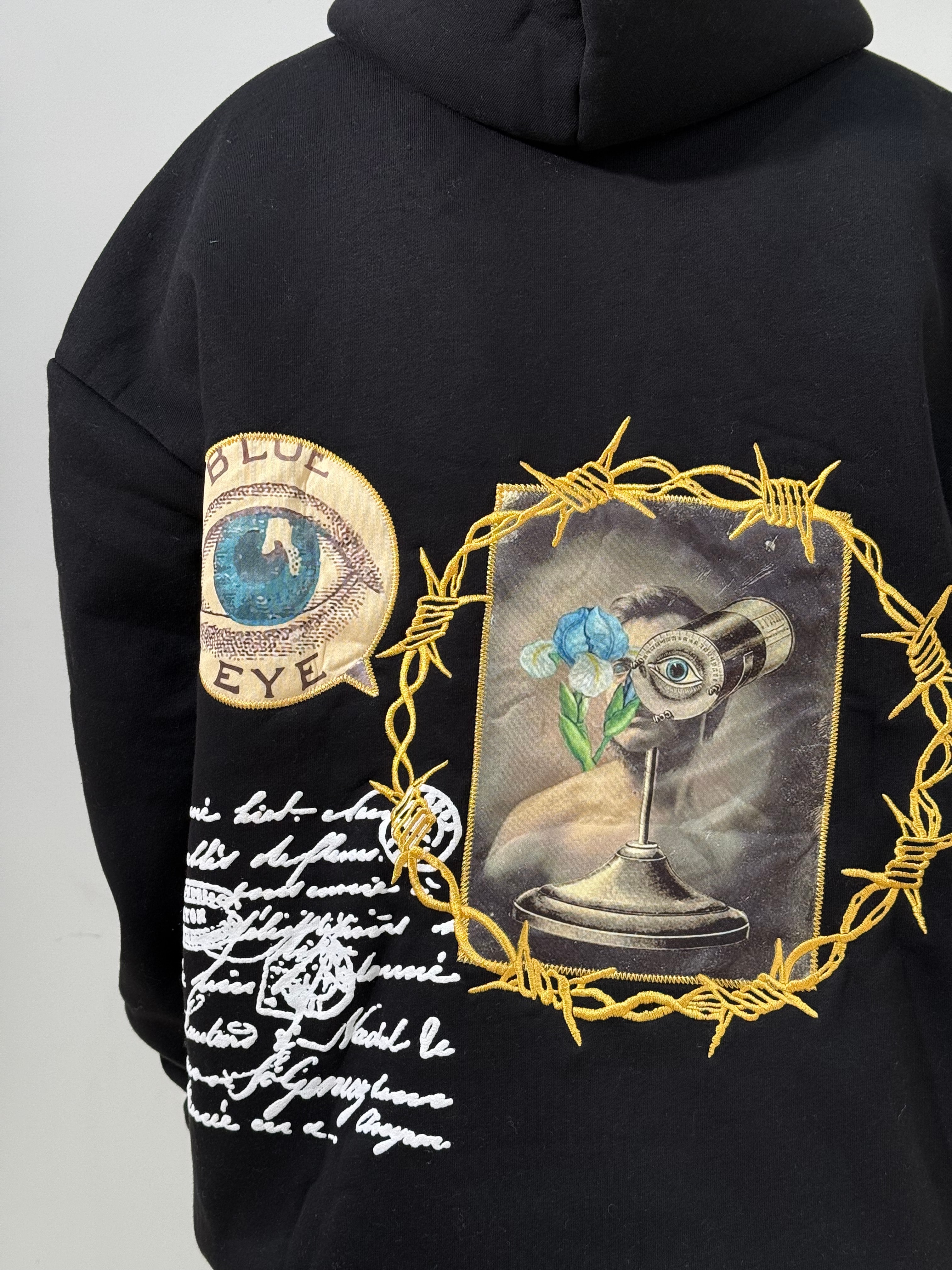 Blue Eye Nakışlı Premium Oversize Sweatshirt
