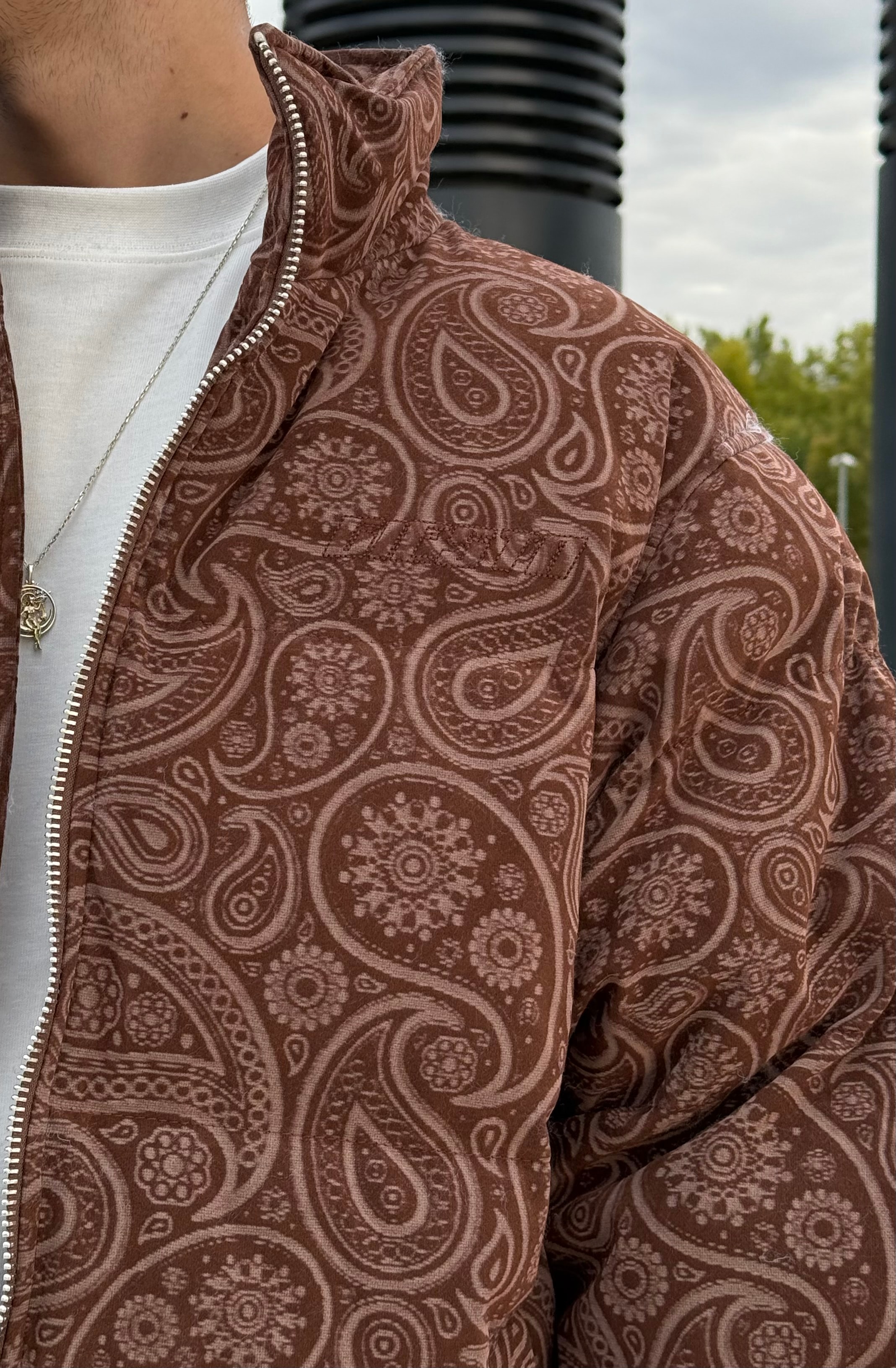 Kendinde Desenli Oversize Premium Mont 