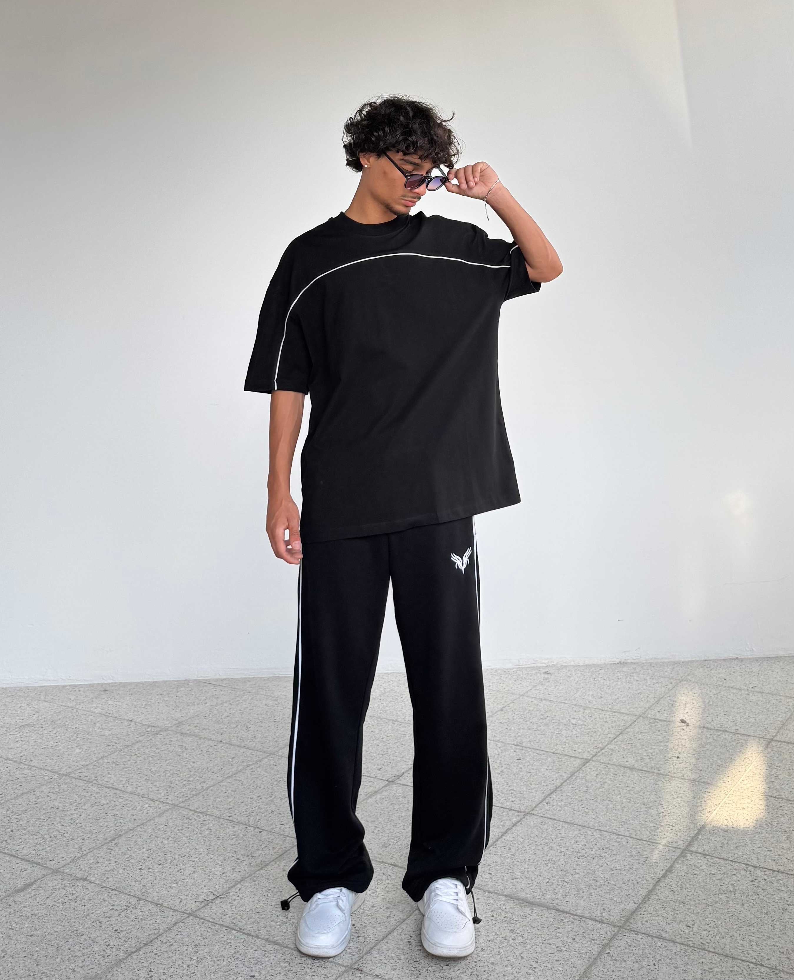 Biye geçişli Oversize Premium tişört