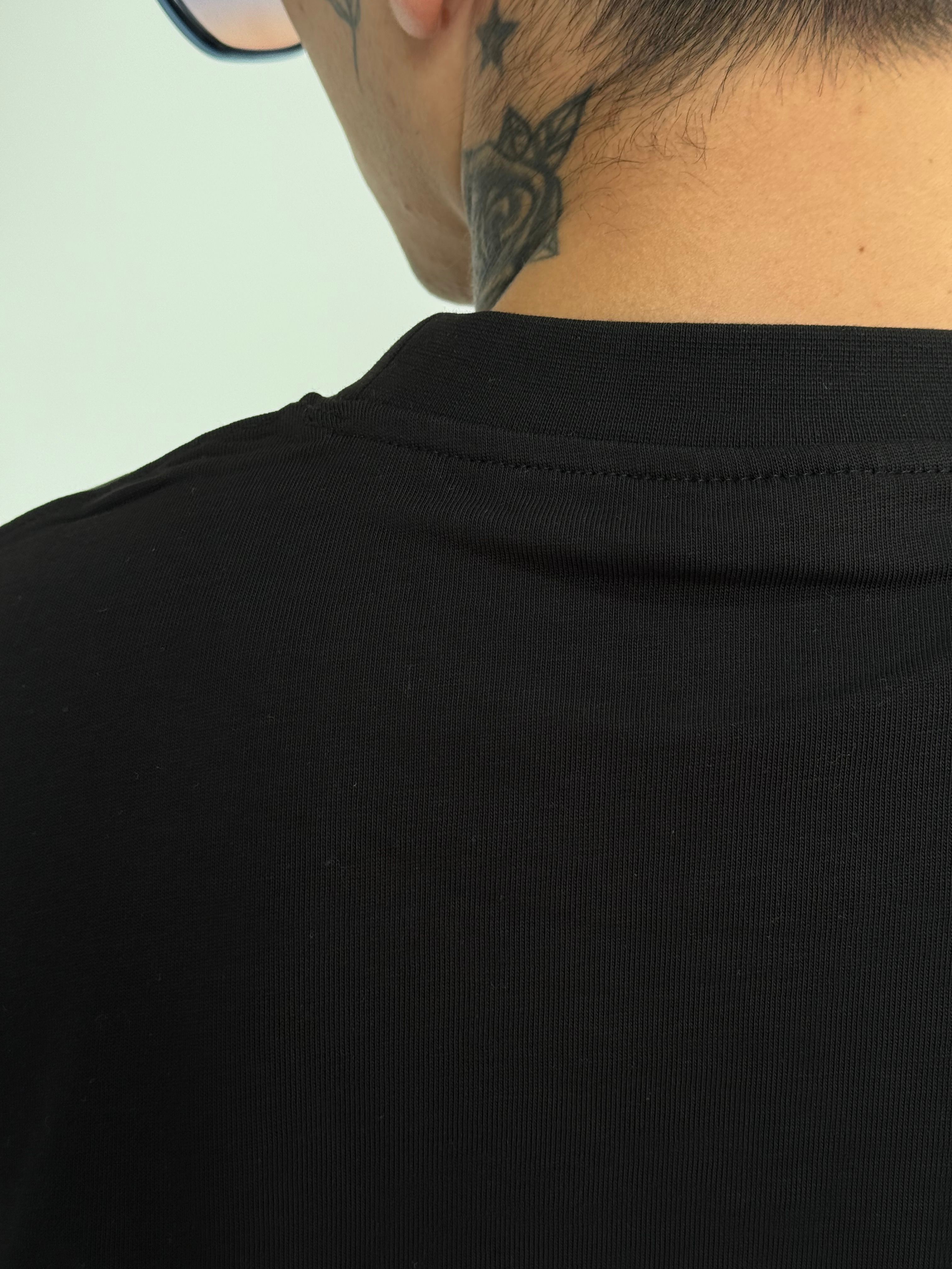 Star Nakışlı Oversize Tişört 