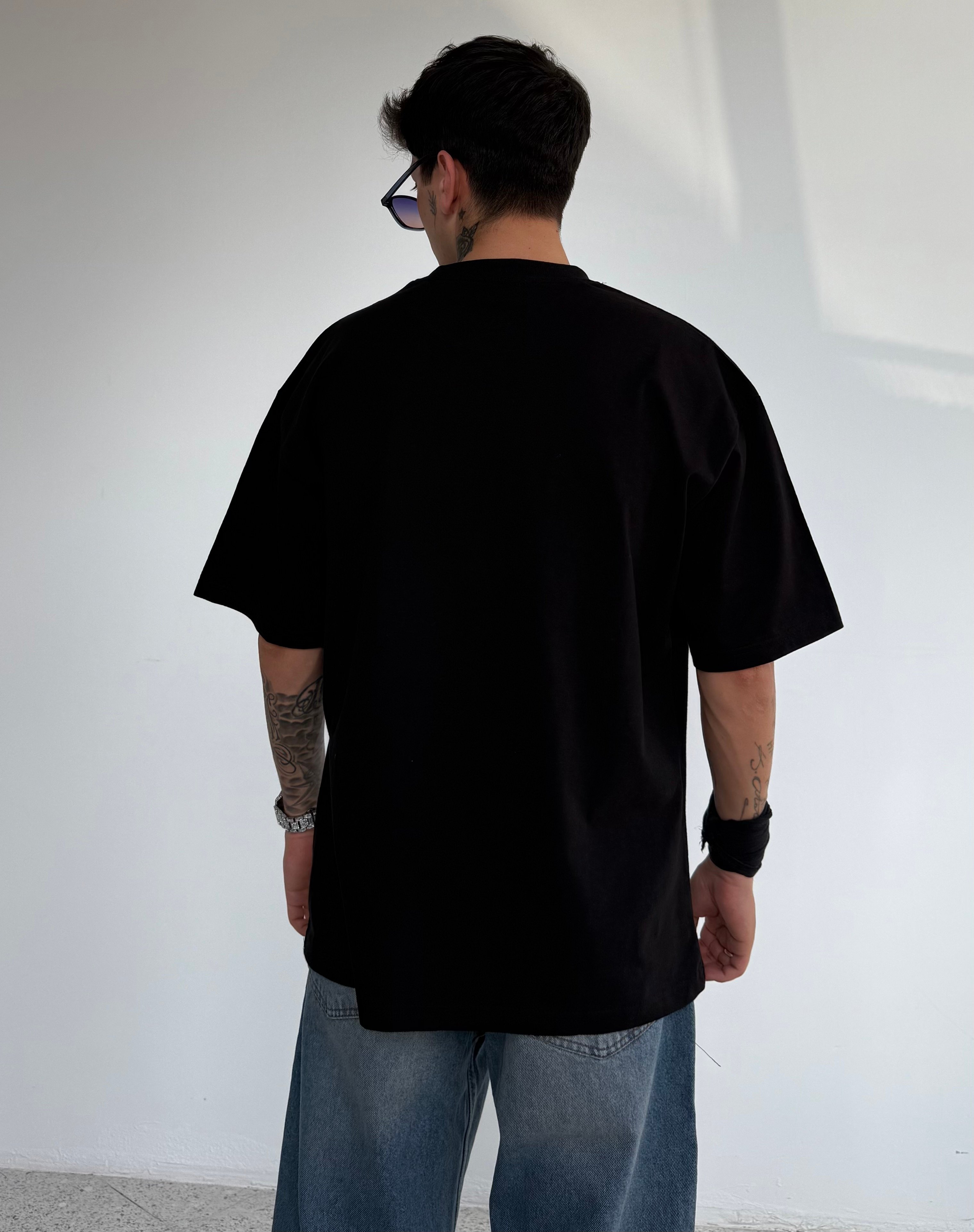 Baskılı Oversize Tişört