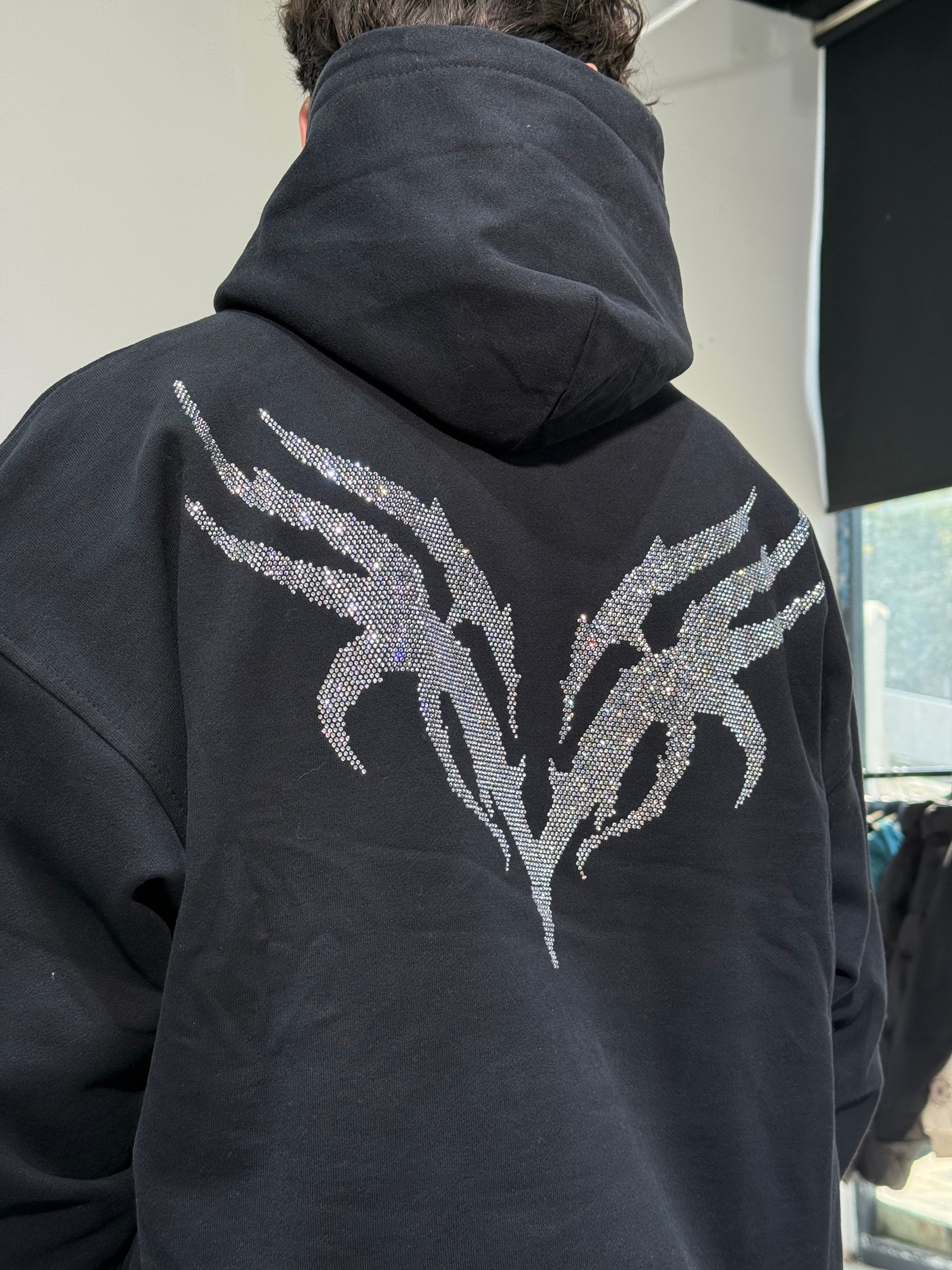 VNM Taşlı Oversize Sweatshirt