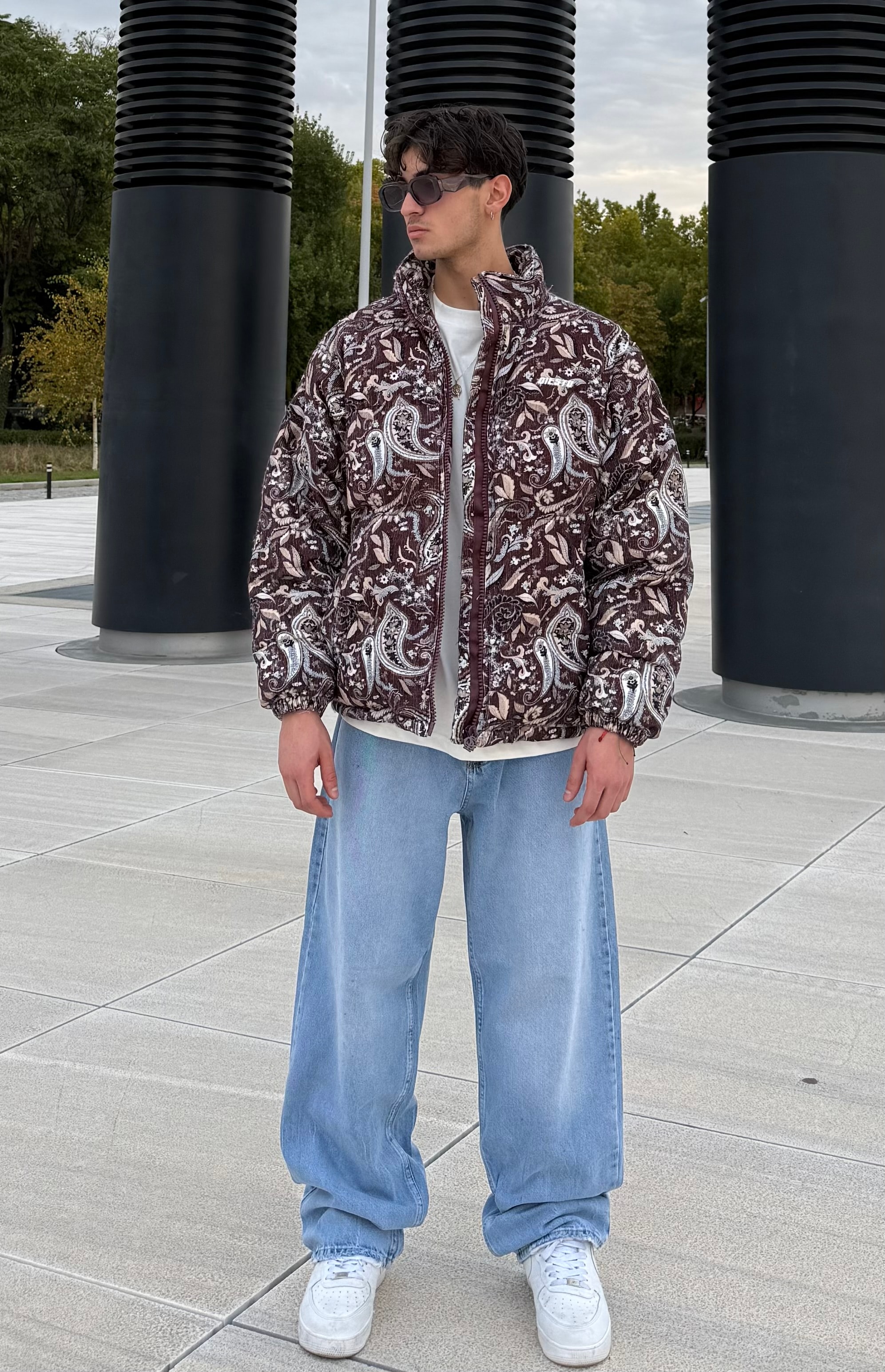 Desenli Oversize Premium Mont