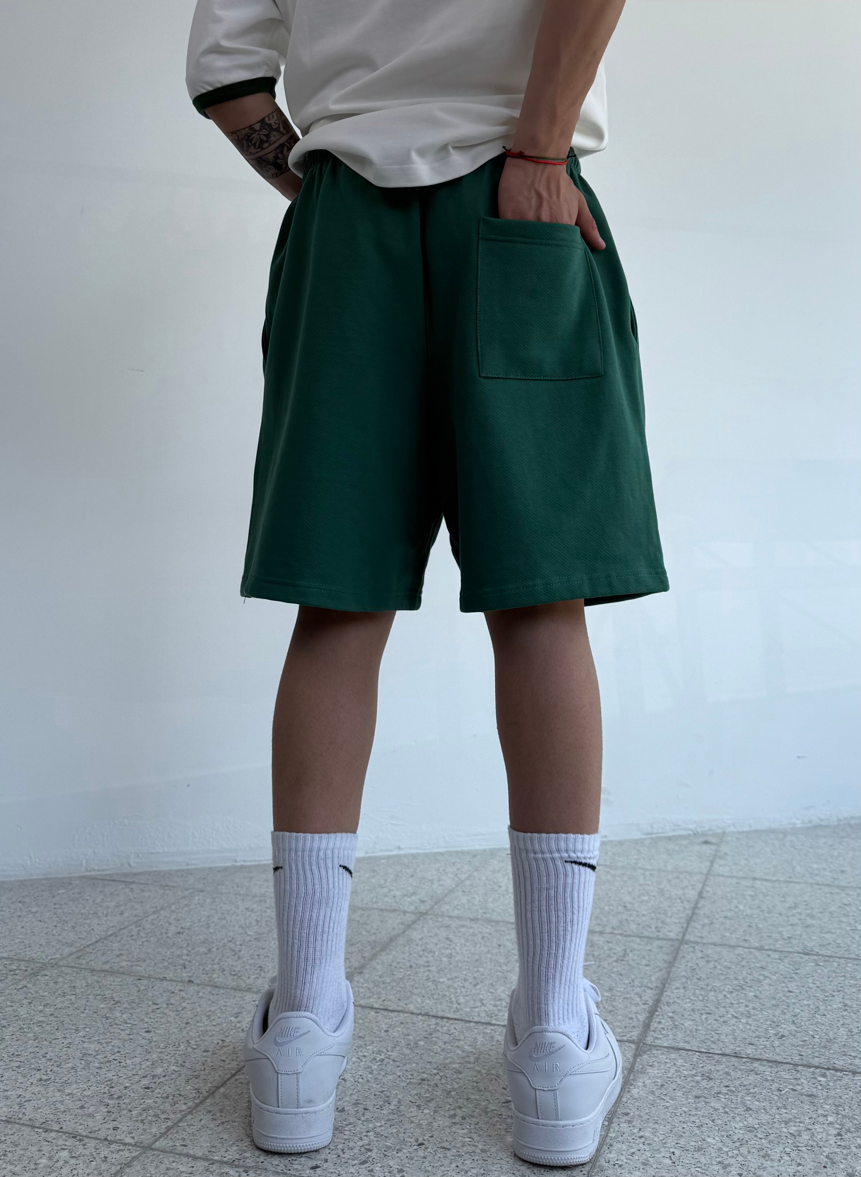 Basic İplik Oversize Şort