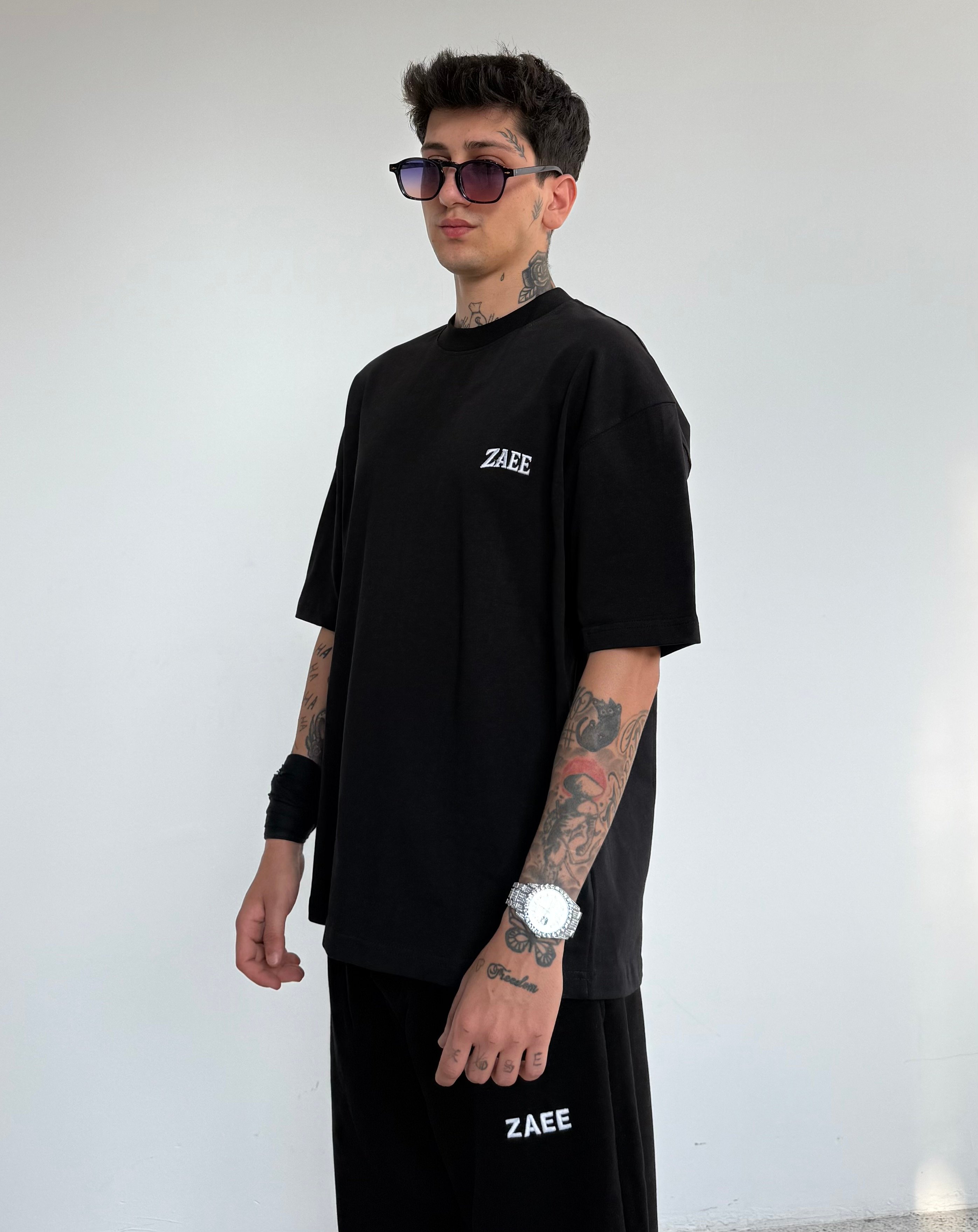ZAEE Nakışlı Oversize Premium Tişört