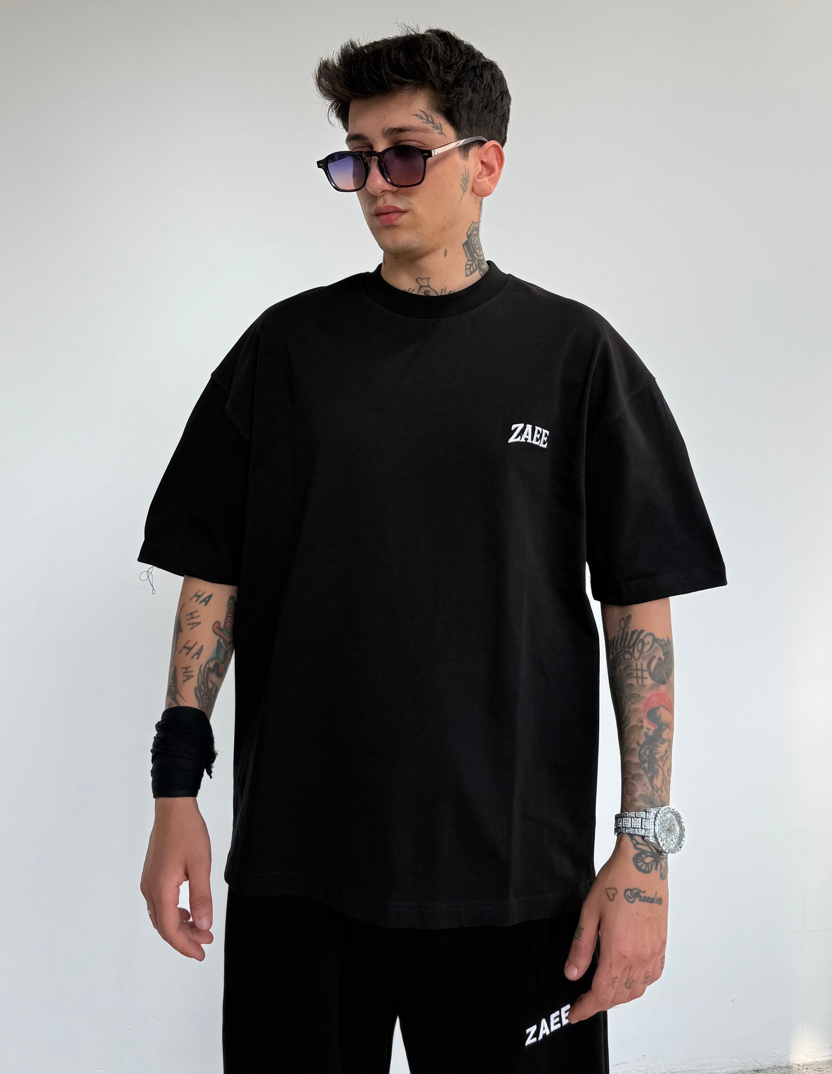 ZAEE Nakışlı Oversize Premium Tişört