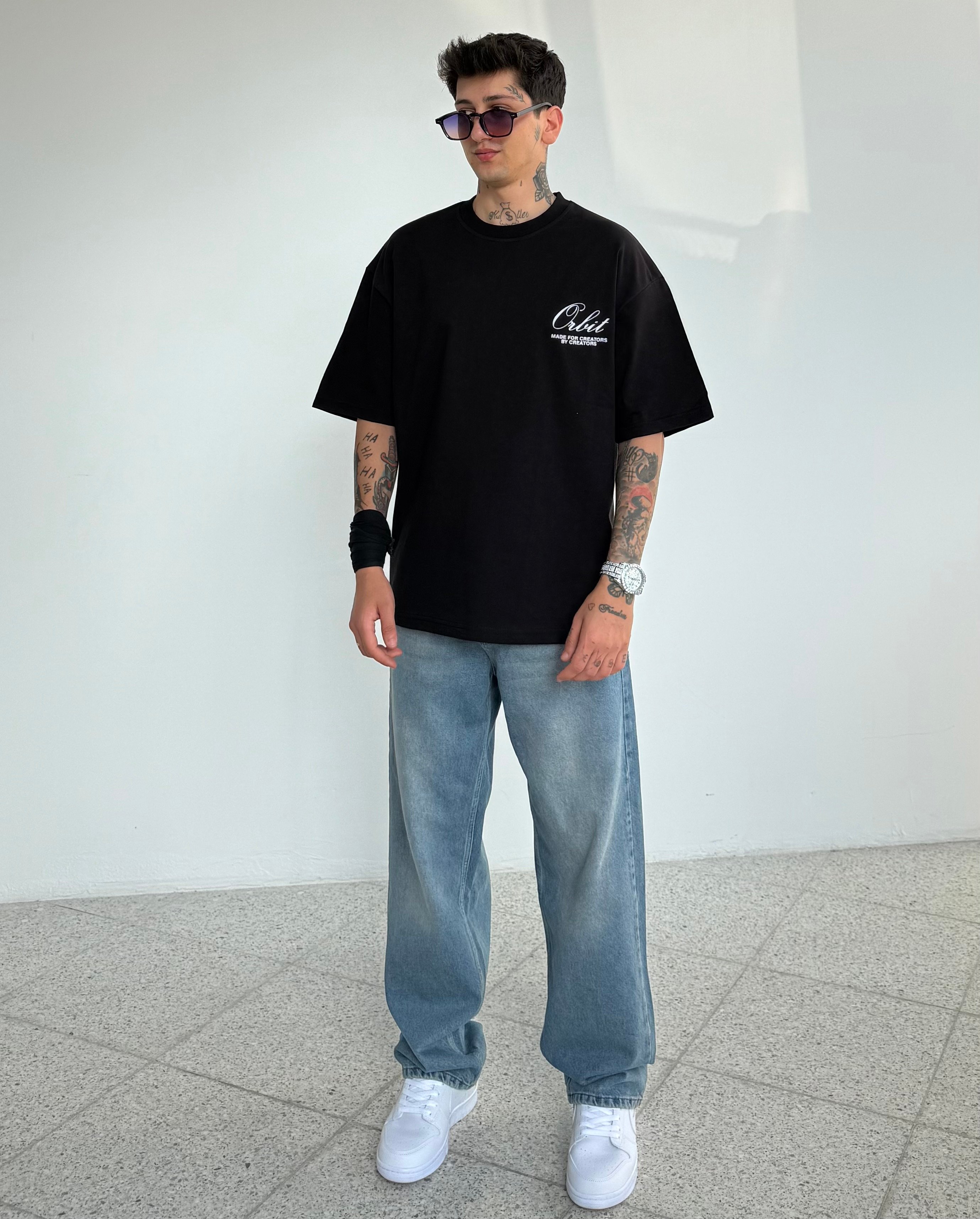 Baskılı Oversize Tişört