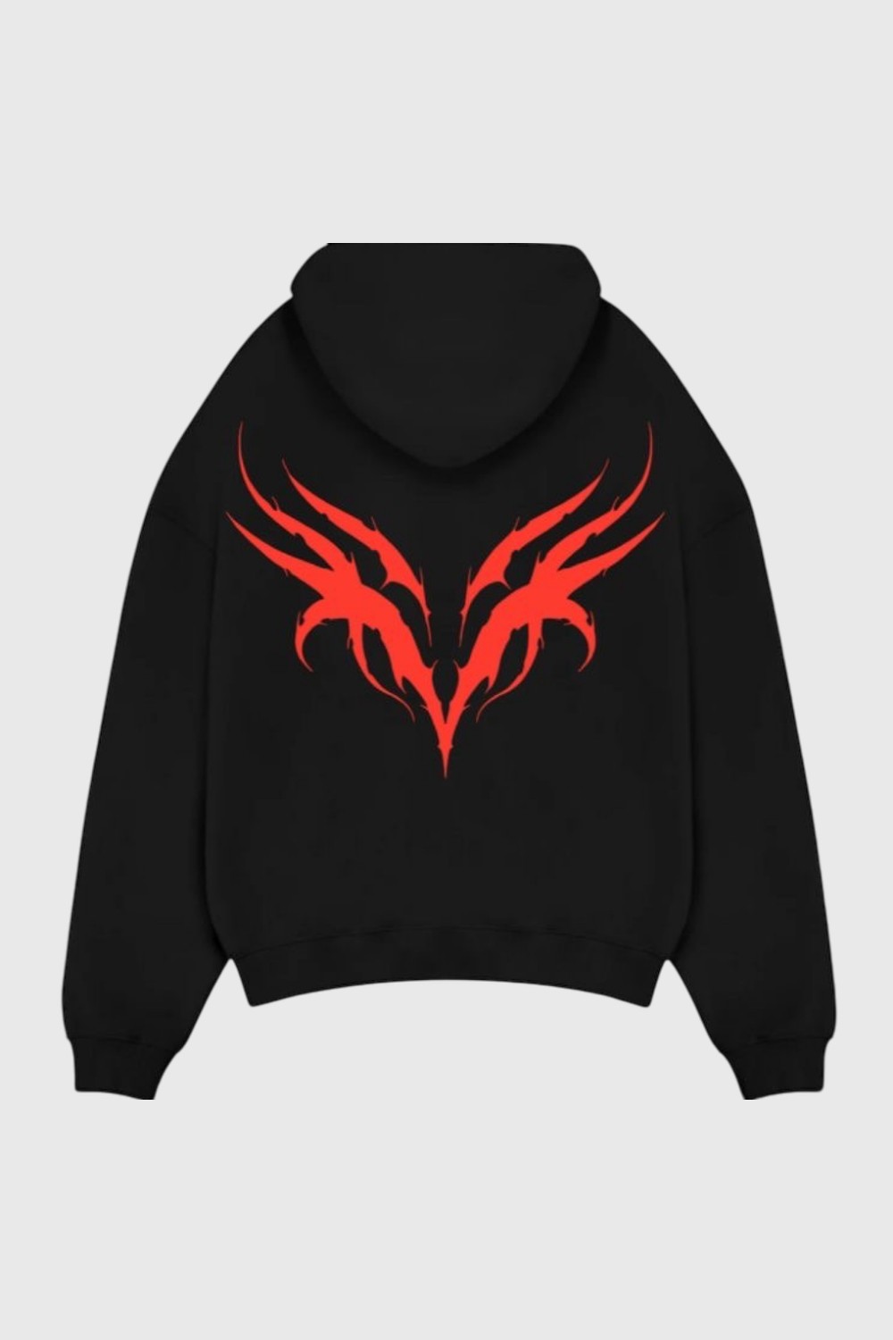 Özel Seri Taşlı Oversize Sweatshirt  - Siyah