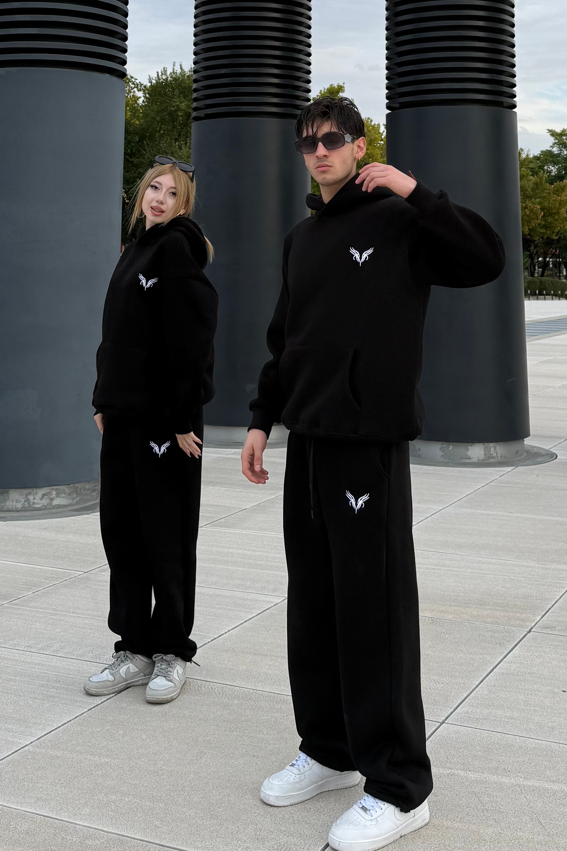 VNM nakışlı Oversize Premium Sweatshirt