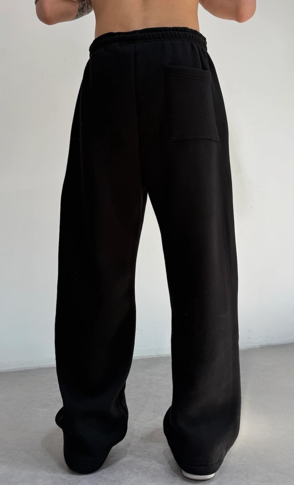 Kışlık STAR Nakışlı Ayarlanabilir Paça Baggy Eşofman Altı