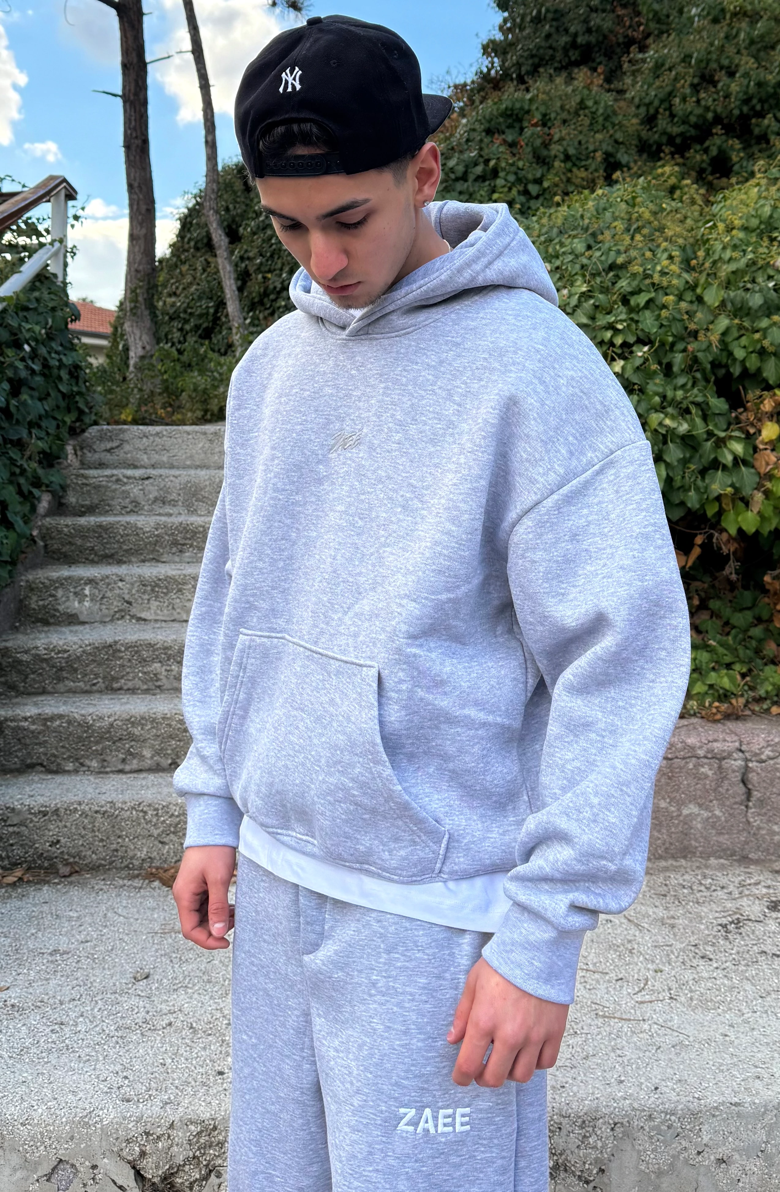 ZAEE Nakışlı Oversize Sweatshirt