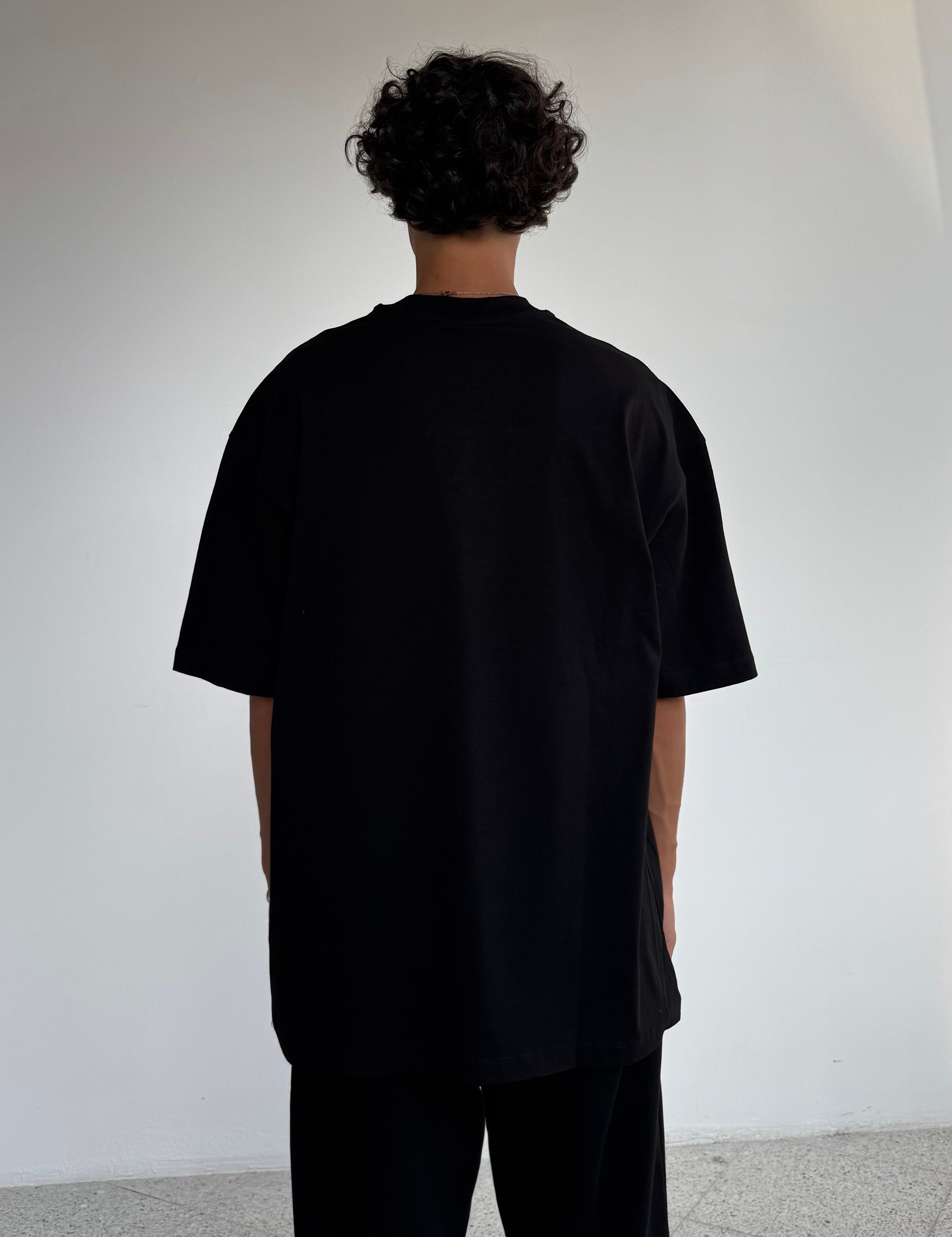 Biye geçişli Oversize Premium tişört
