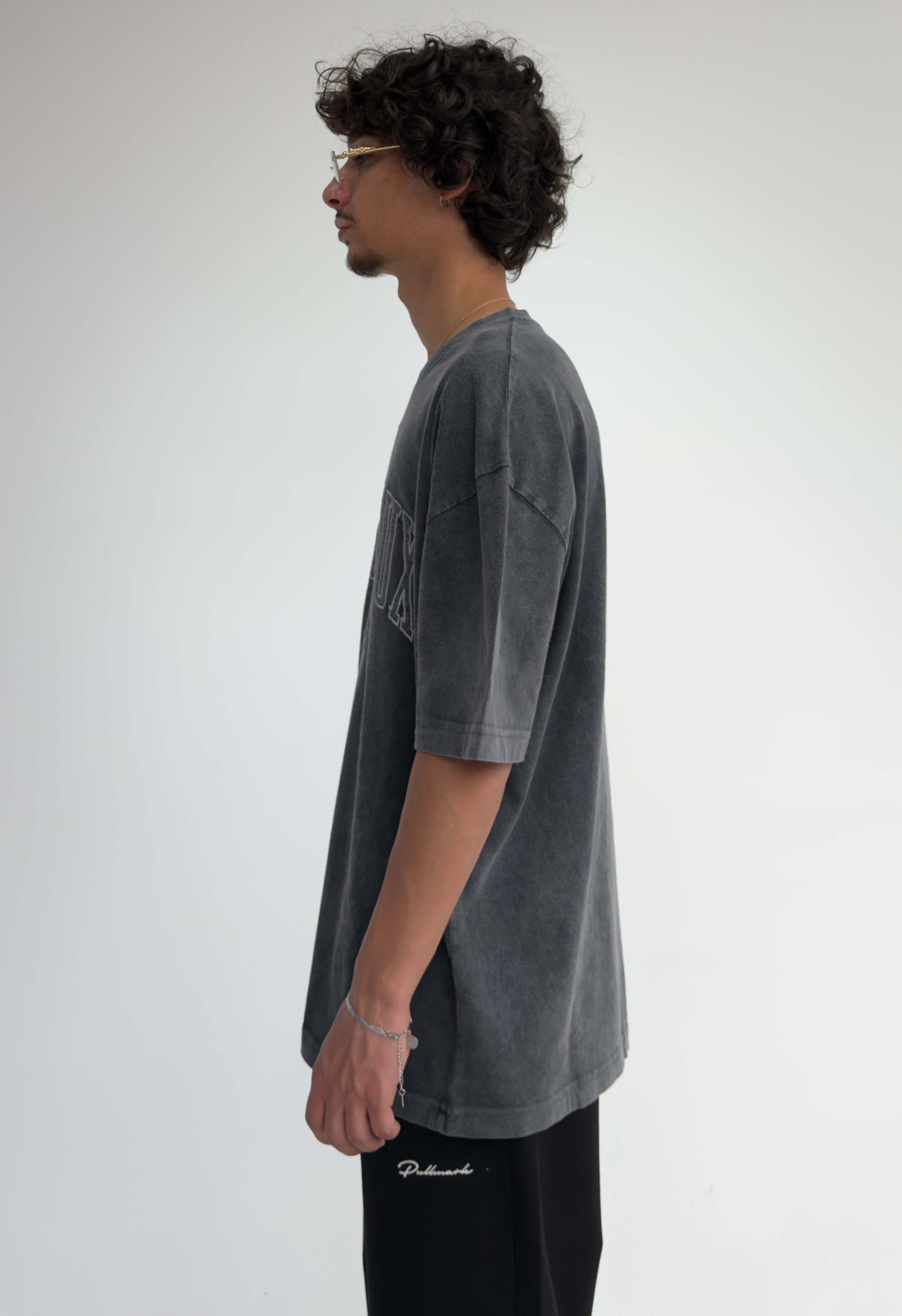 Özel Seri Taşlı Oversize Premium Tişört