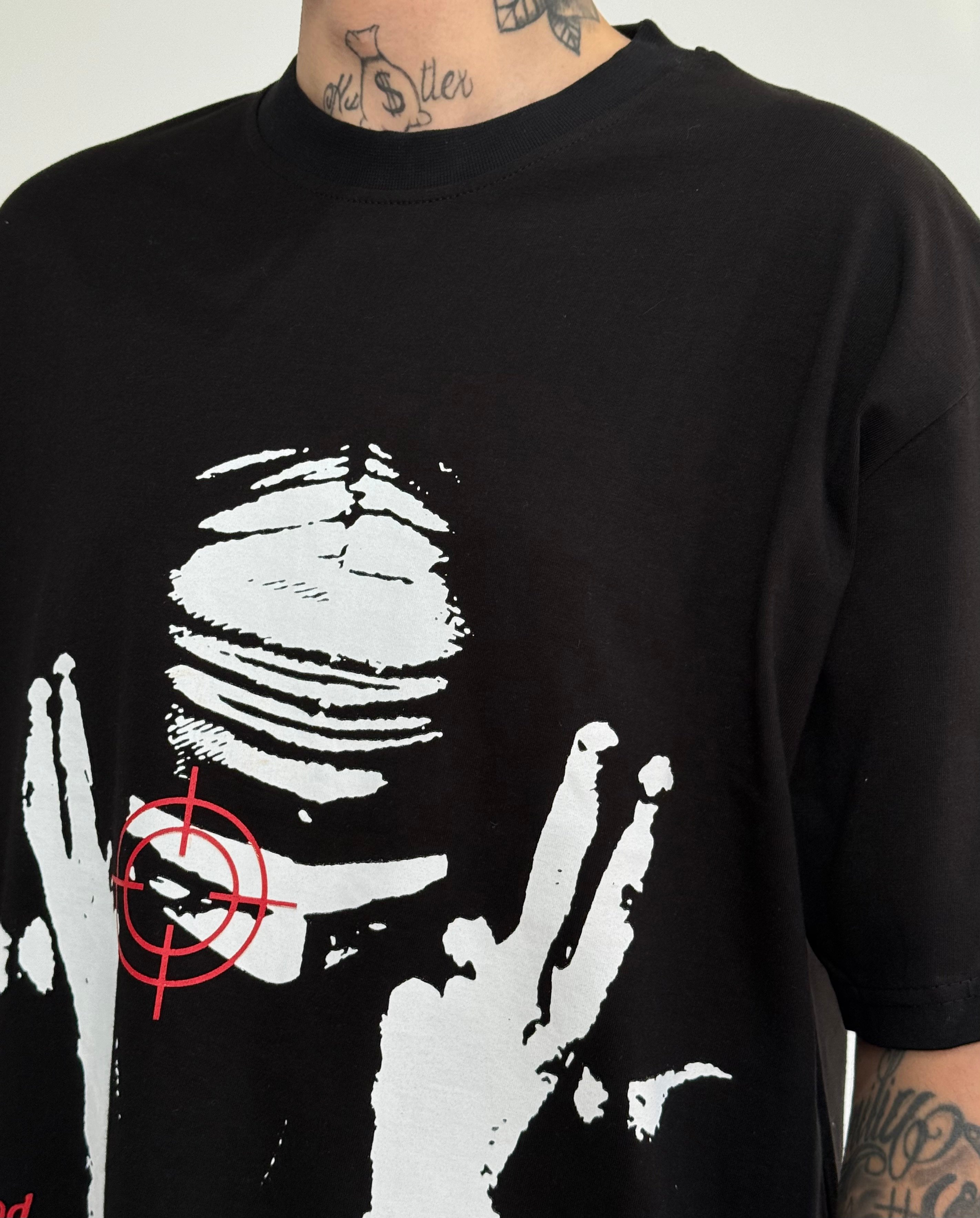 Baskılı Oversize Tişört