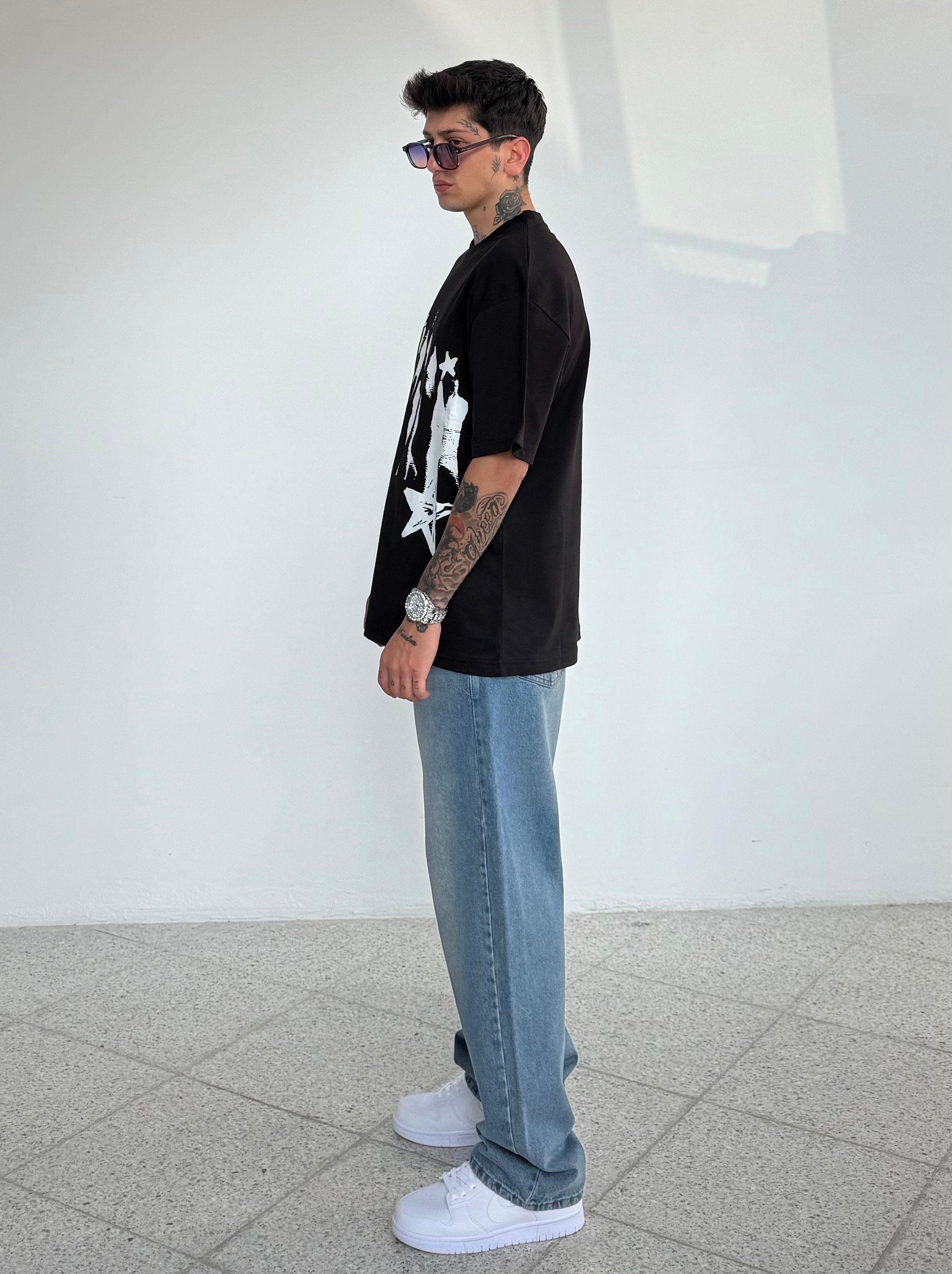 Elevendays Baskılı Oversize Tişört