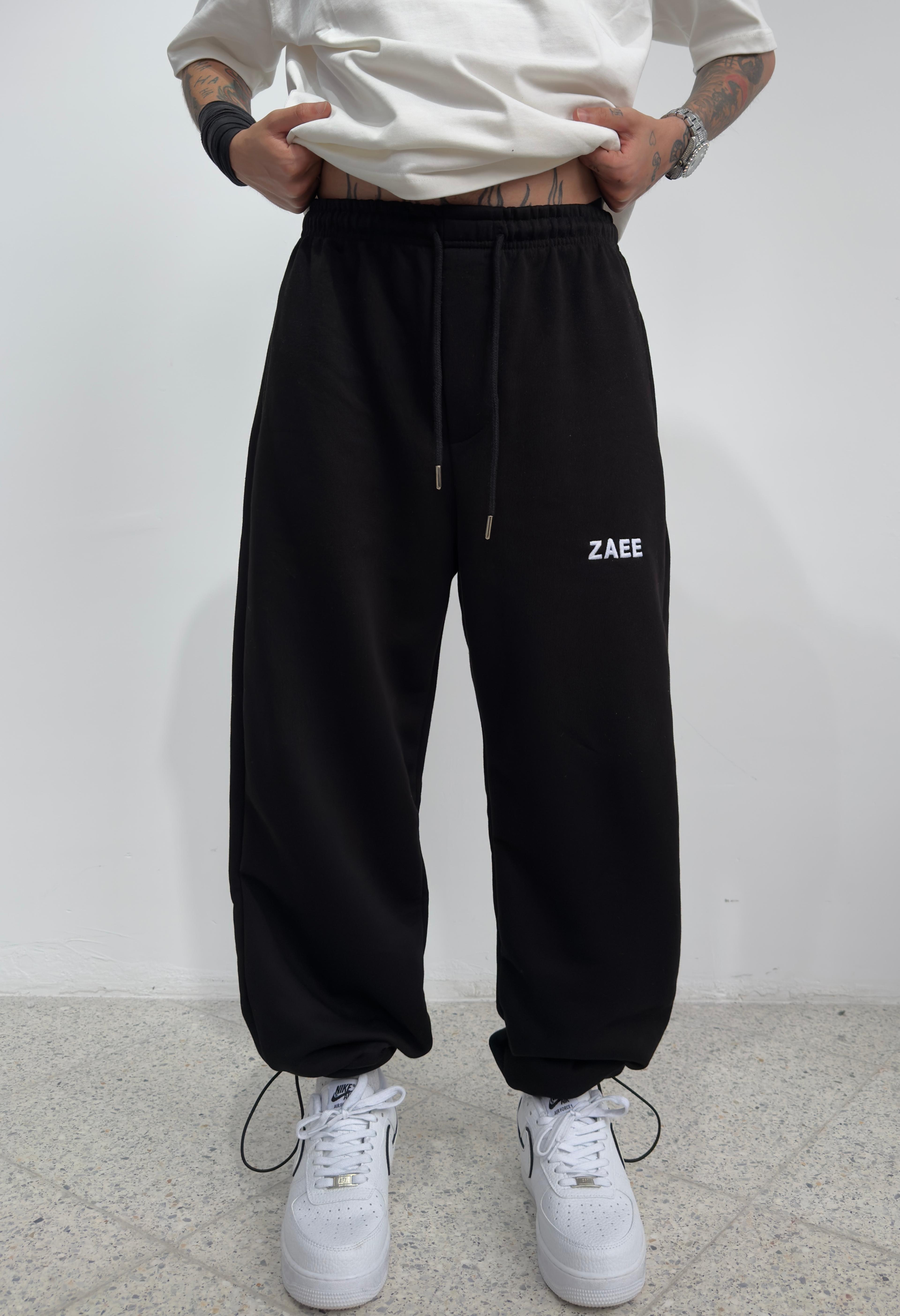 ZAEE Nakışlı Yazlık Kumaş Ayarlanabilir Paça Baggy Premium Eşofman Altı 