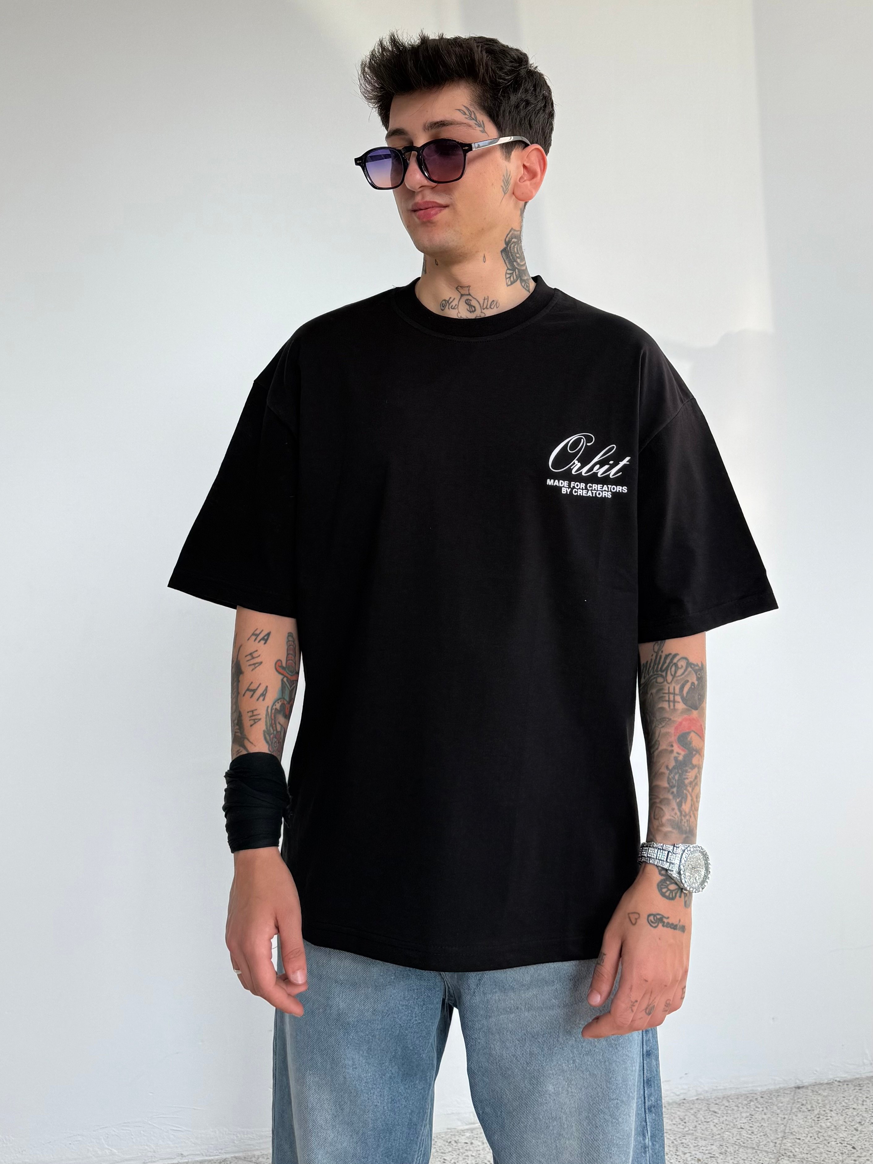 Baskılı Oversize Tişört
