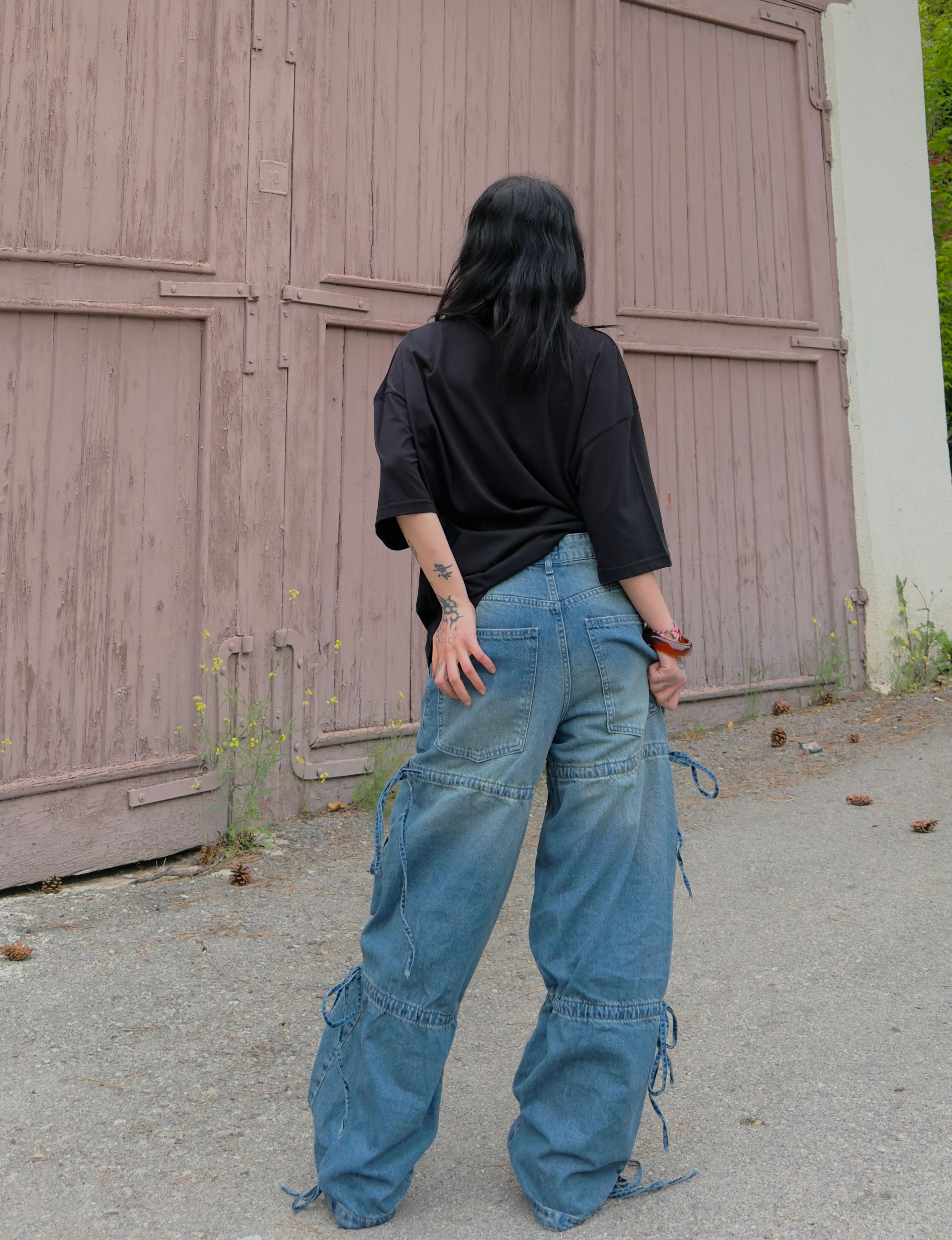 Baskılı Oversize Tişört