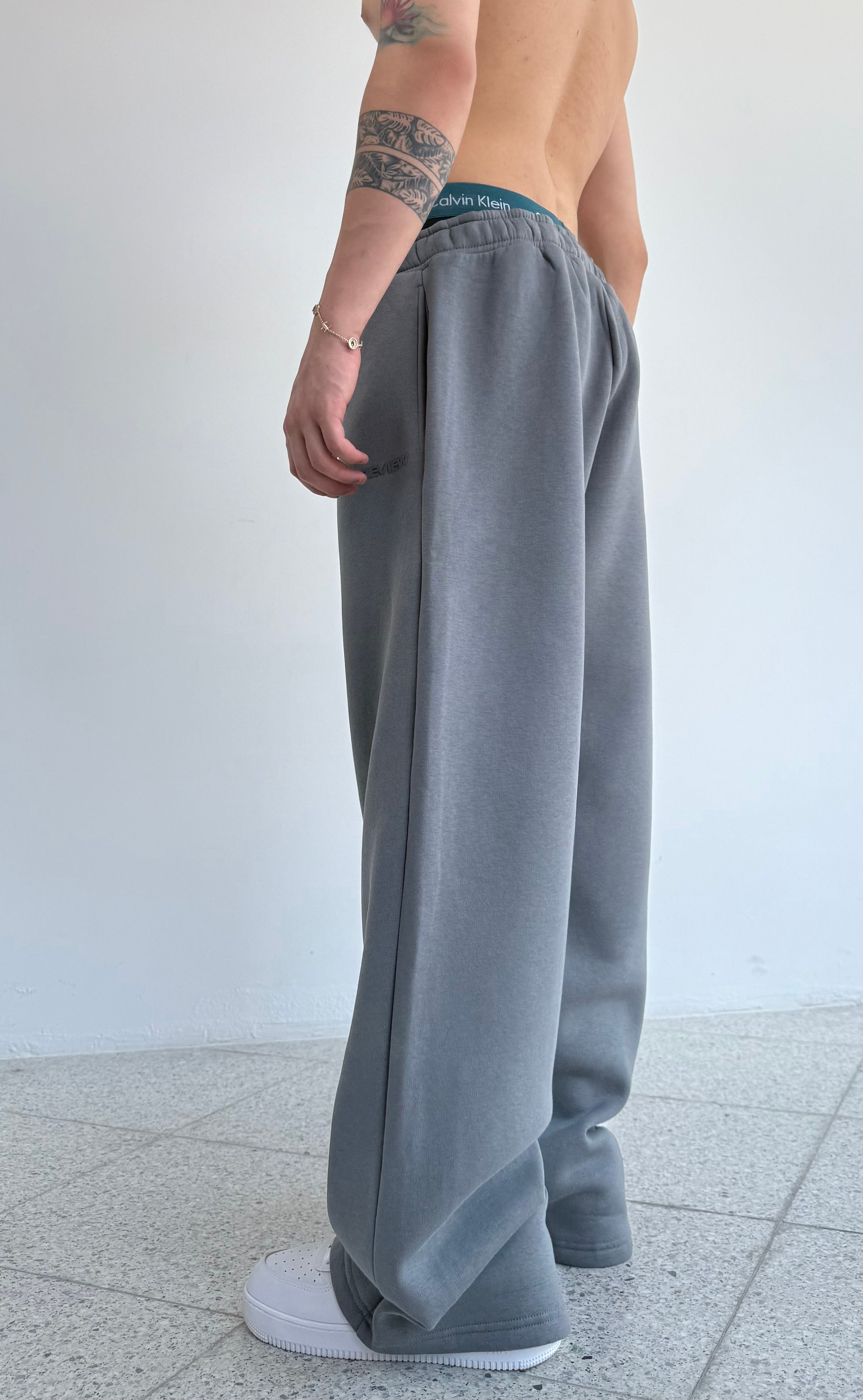 Kışlık Rev.Baskılı Oversize Eşofman Altı 