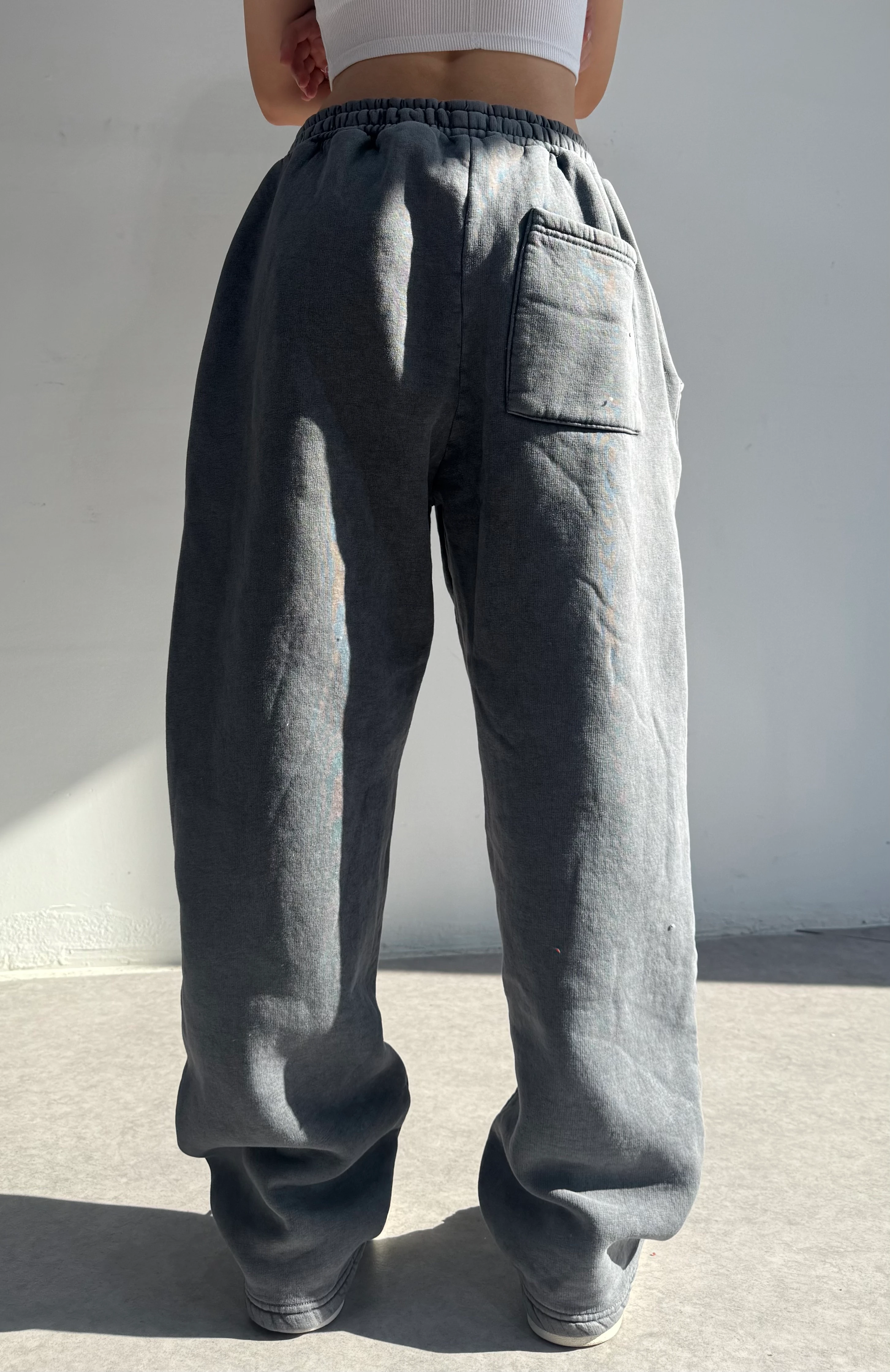 Yıkamalı Özel Kalıp Ektra Oversize Eşofman Altı