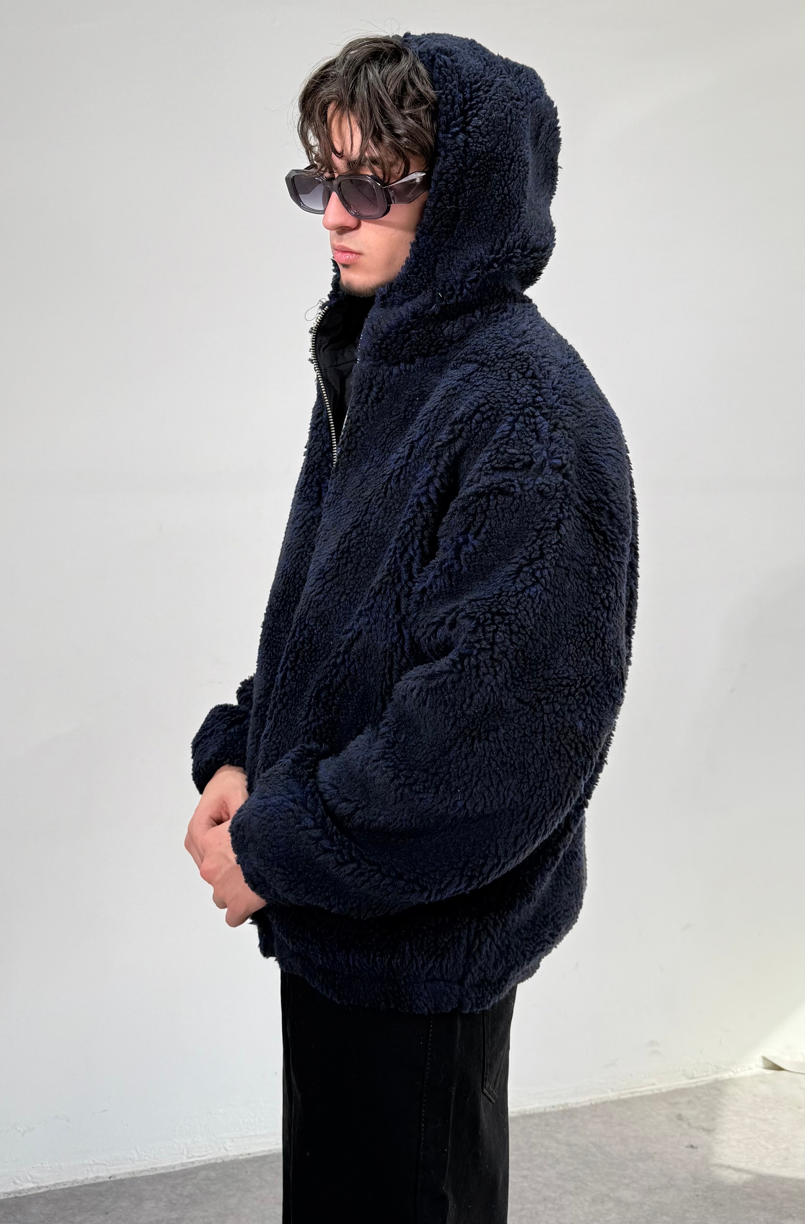 Oversize Premium Peluş Mont 