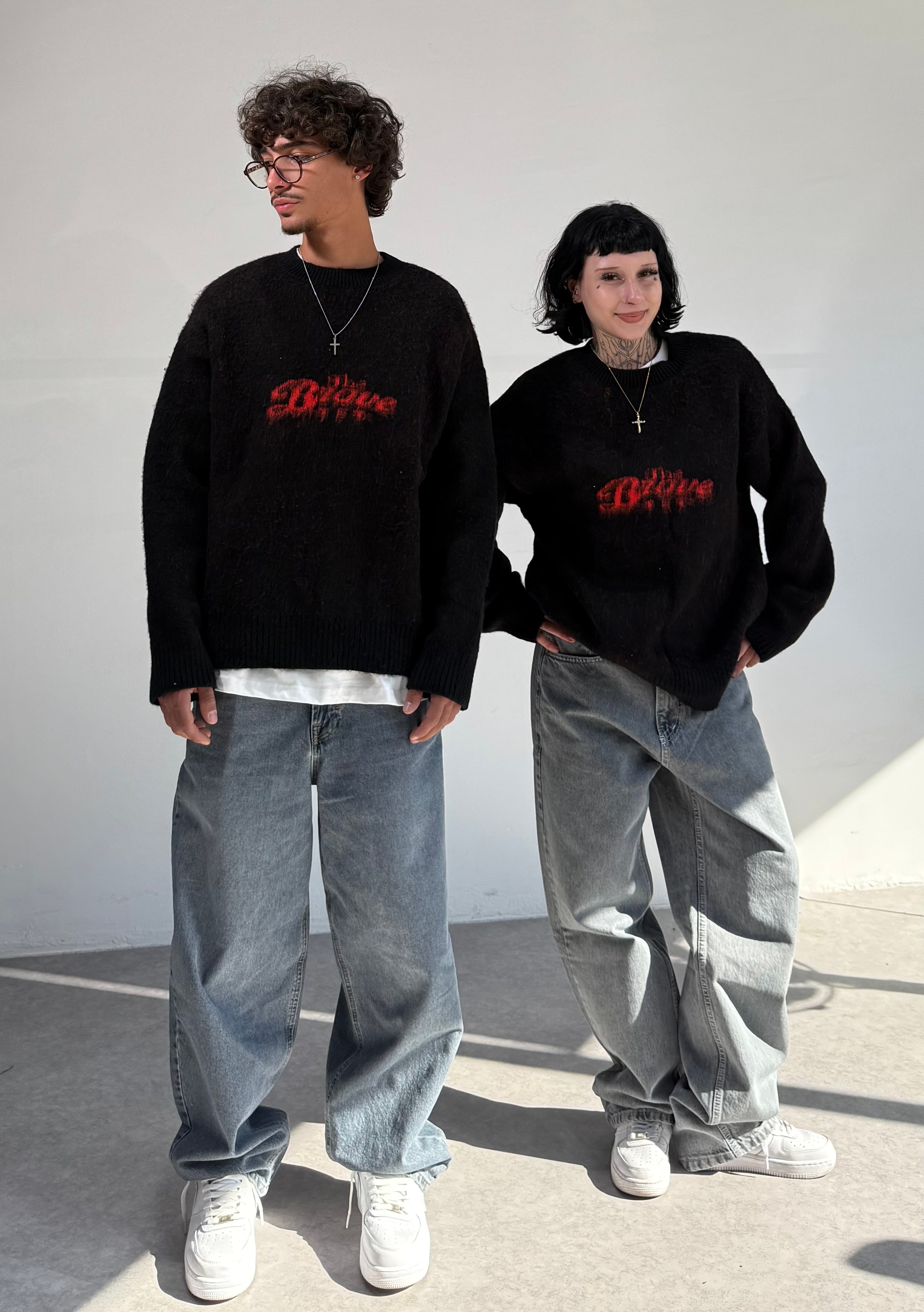 Courage Özel Seri Oversize Premium Triko kazak 