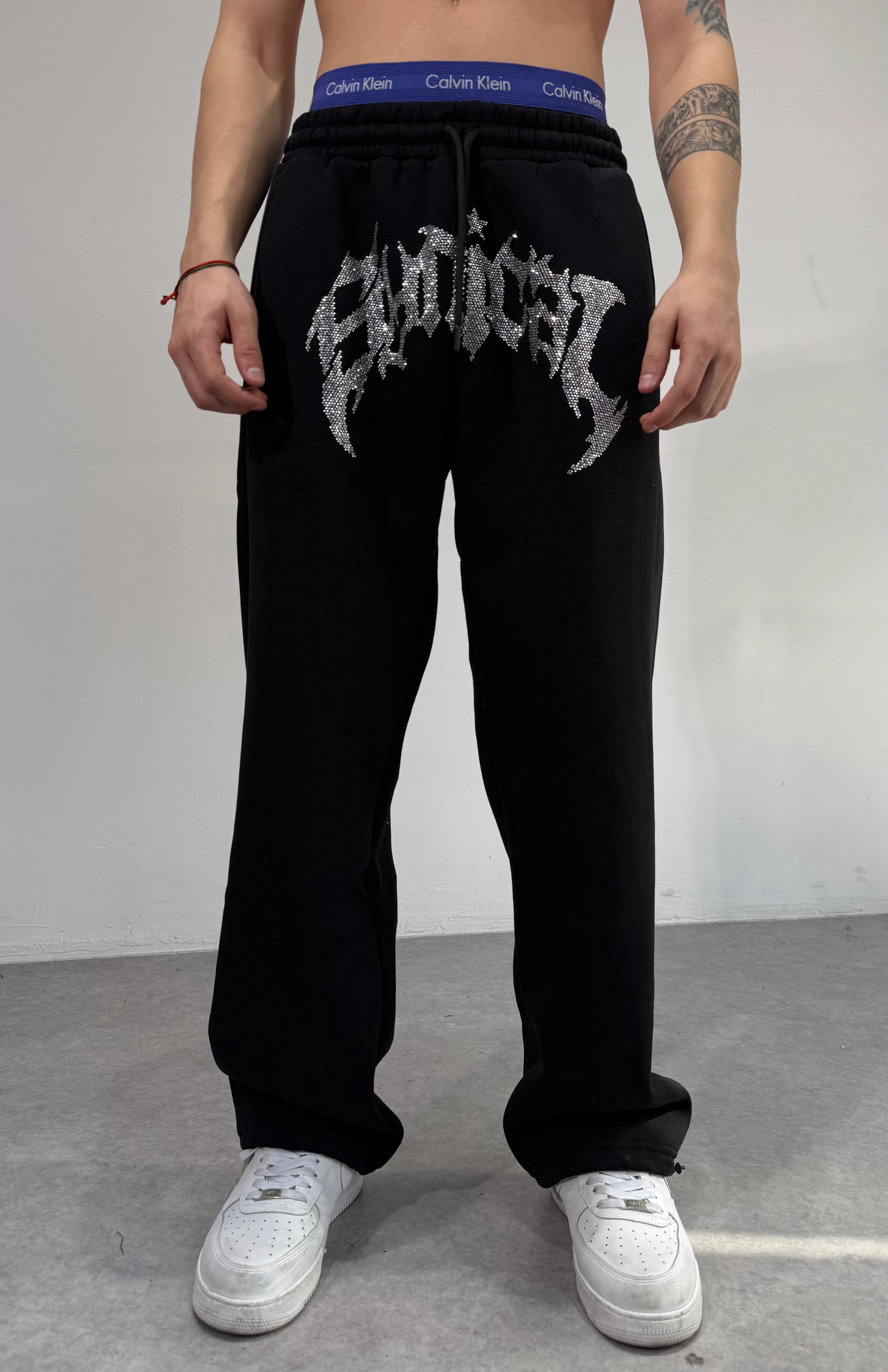 Taşlı Kanatlı Oversize Eşofman Takımı 