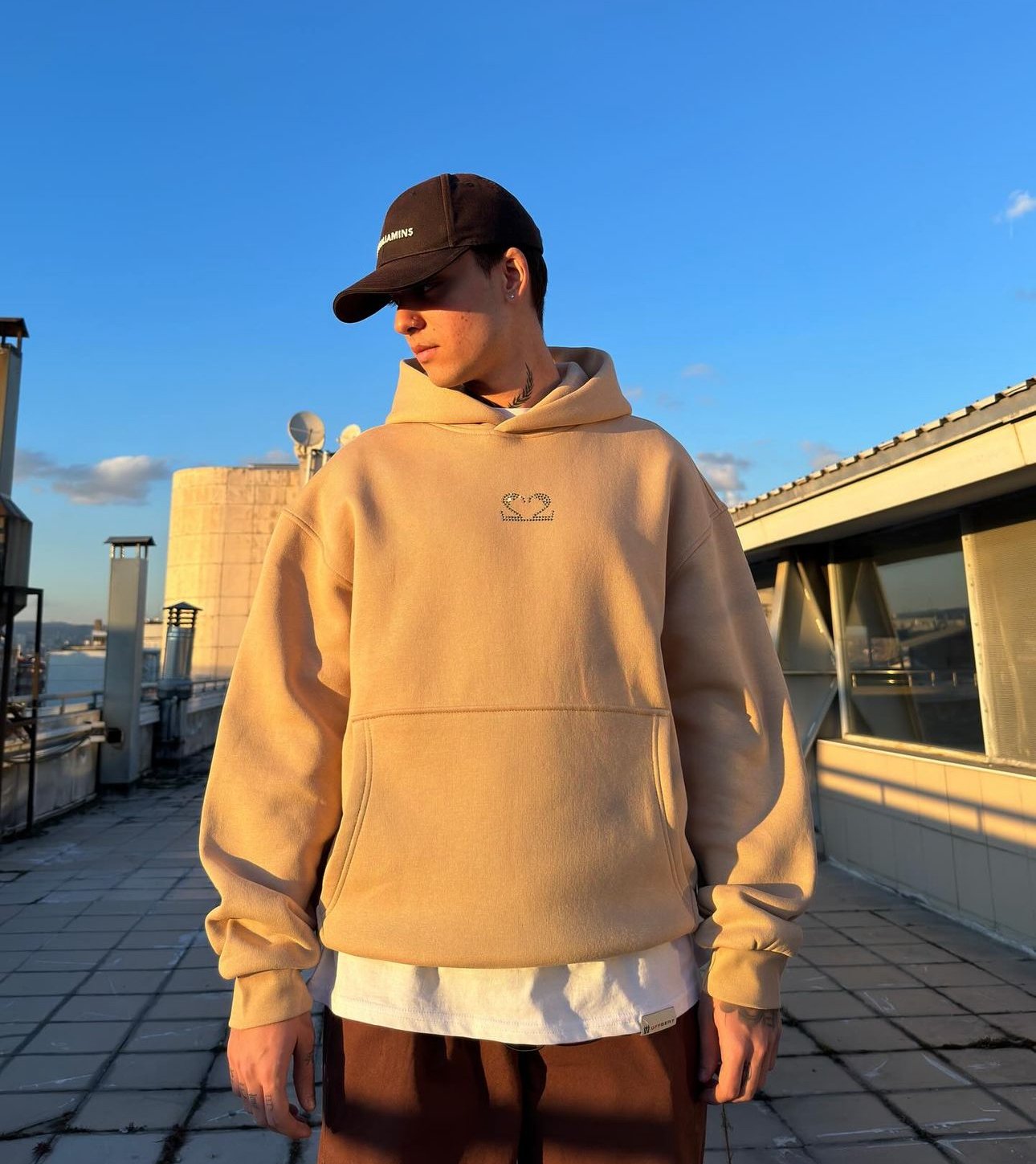 Motive 2m taşlı Oversize Sweatshirt