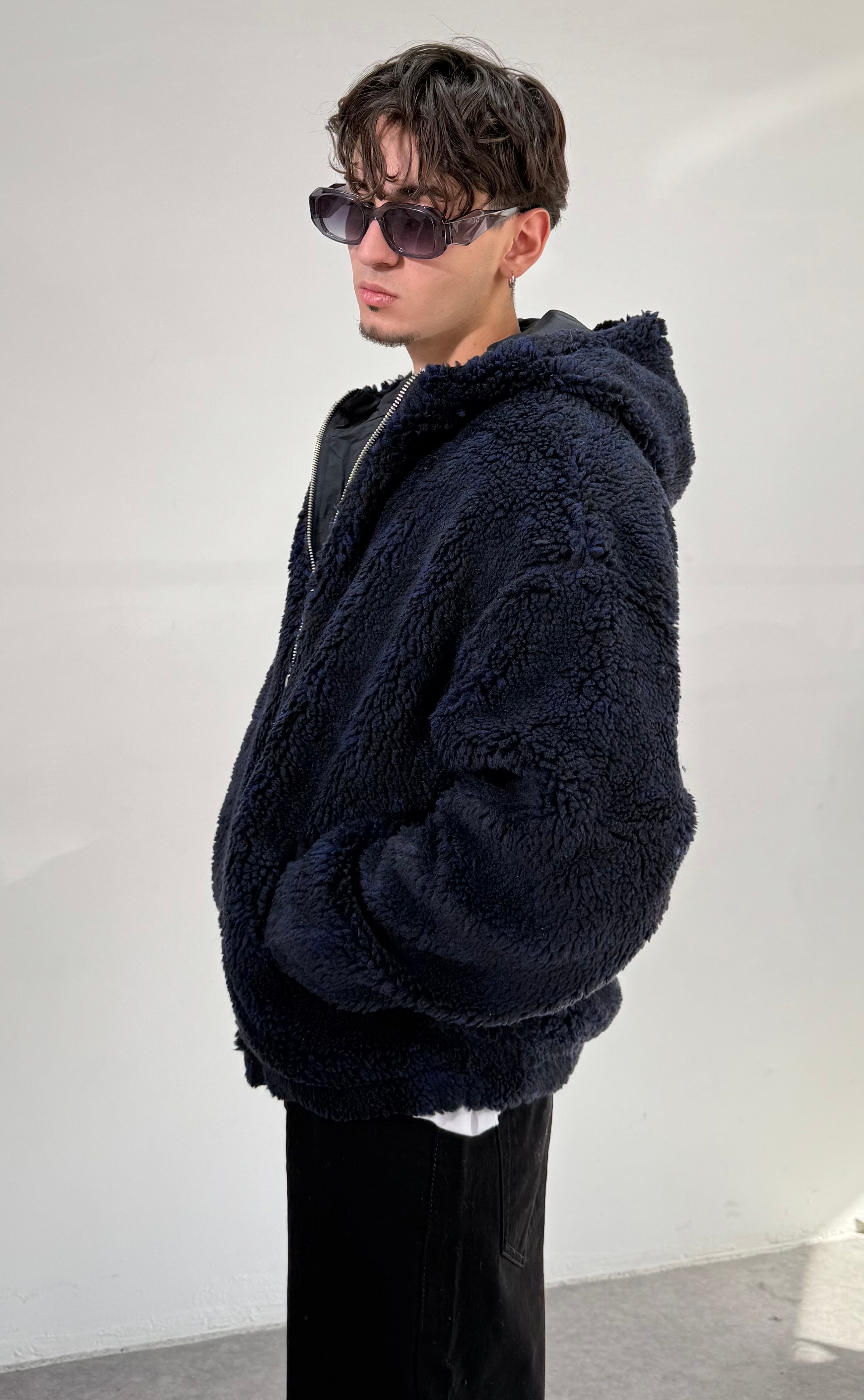 Oversize Premium Peluş Mont 