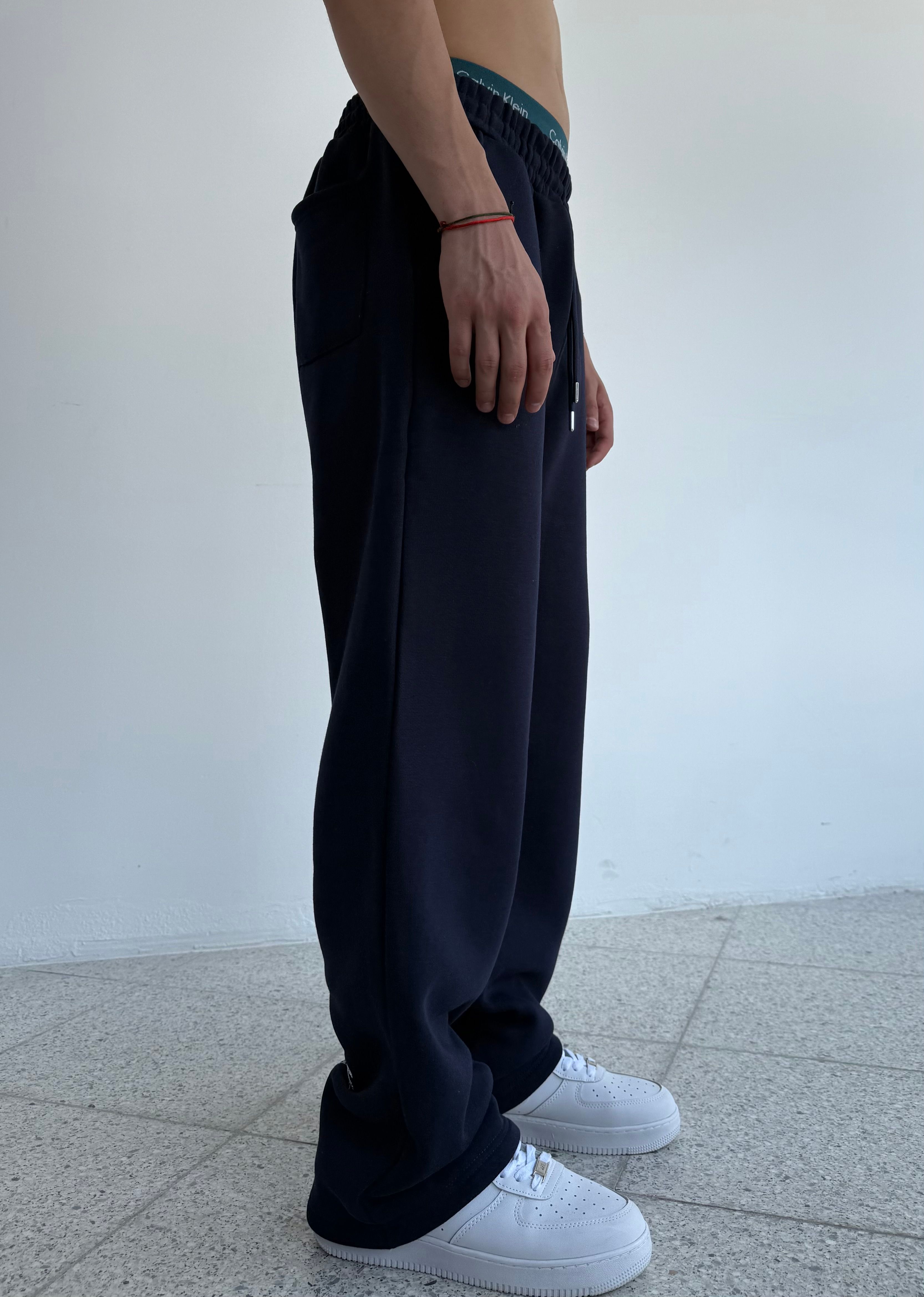 Kışlık Çam Nakışlı  Baggy  Eşofman Altı 