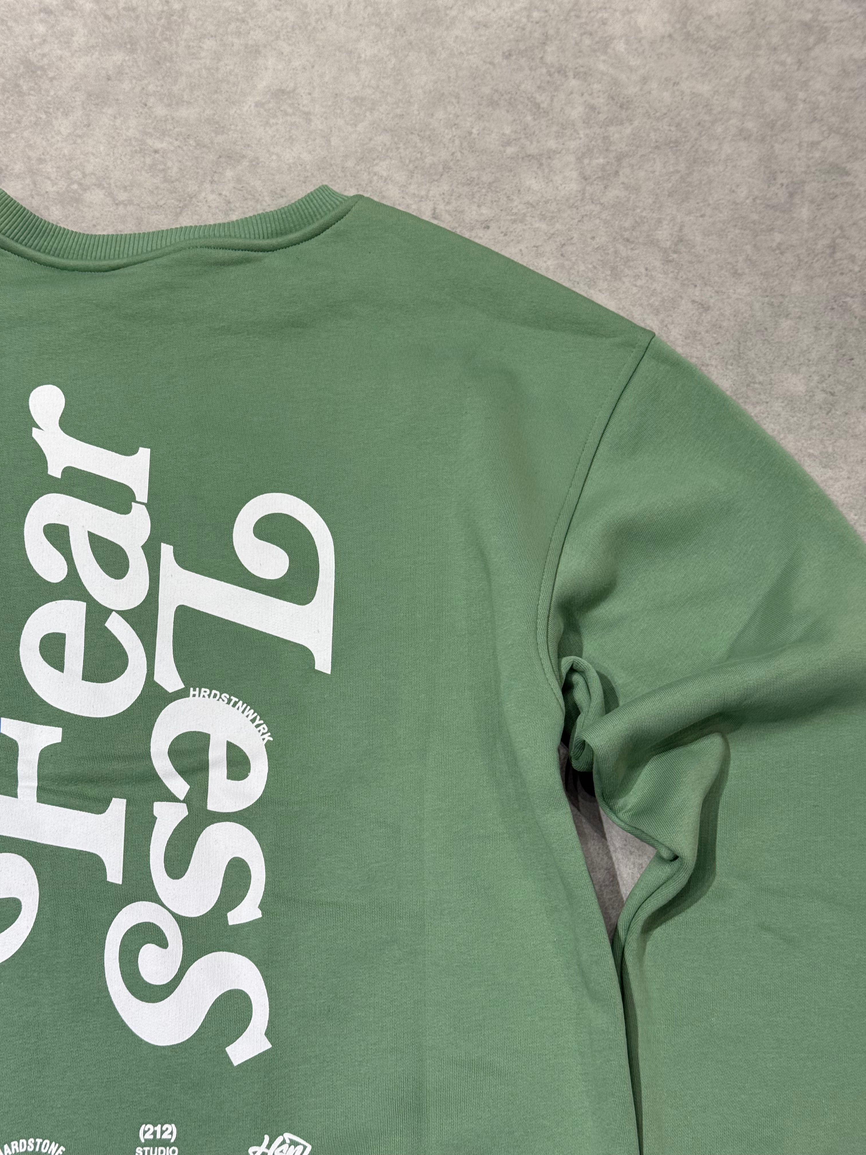 Fear Less Baskılı Oversize Sweat