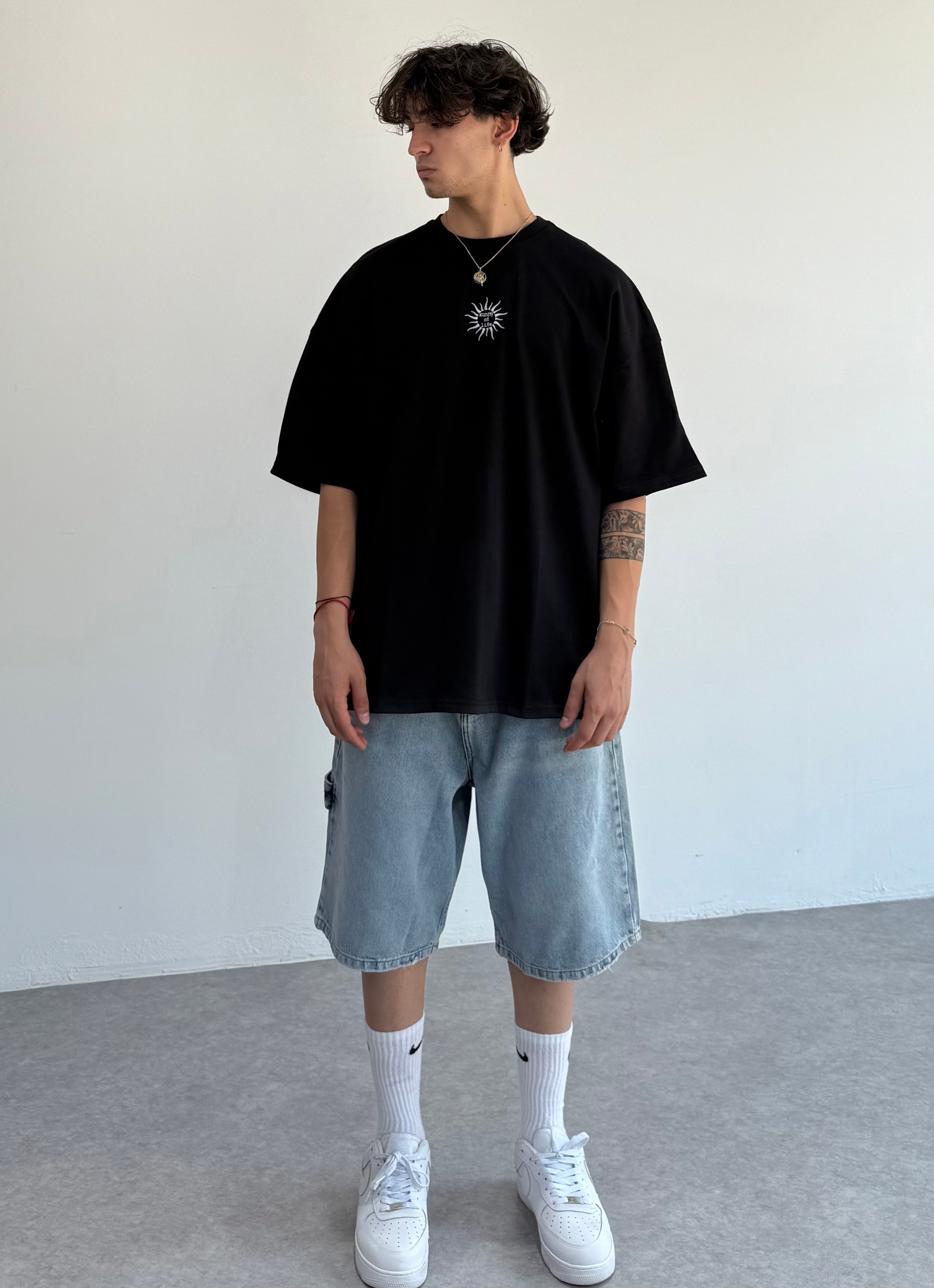 Sunny Of Life Nakışlı Oversize Tişört