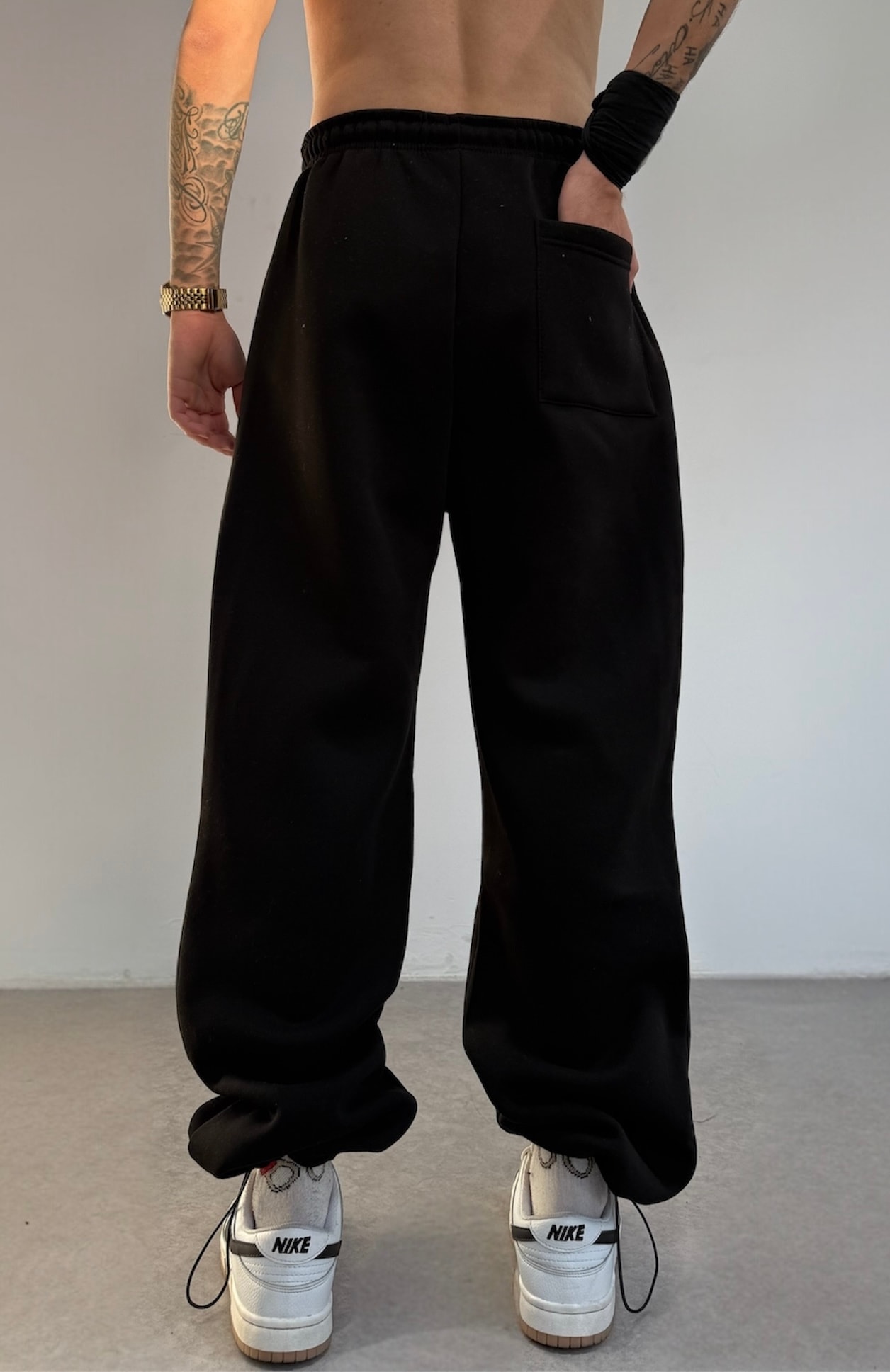 Kışlık ZAEE Nakışlı Ayarlanabilir Premium Eşofman Alt