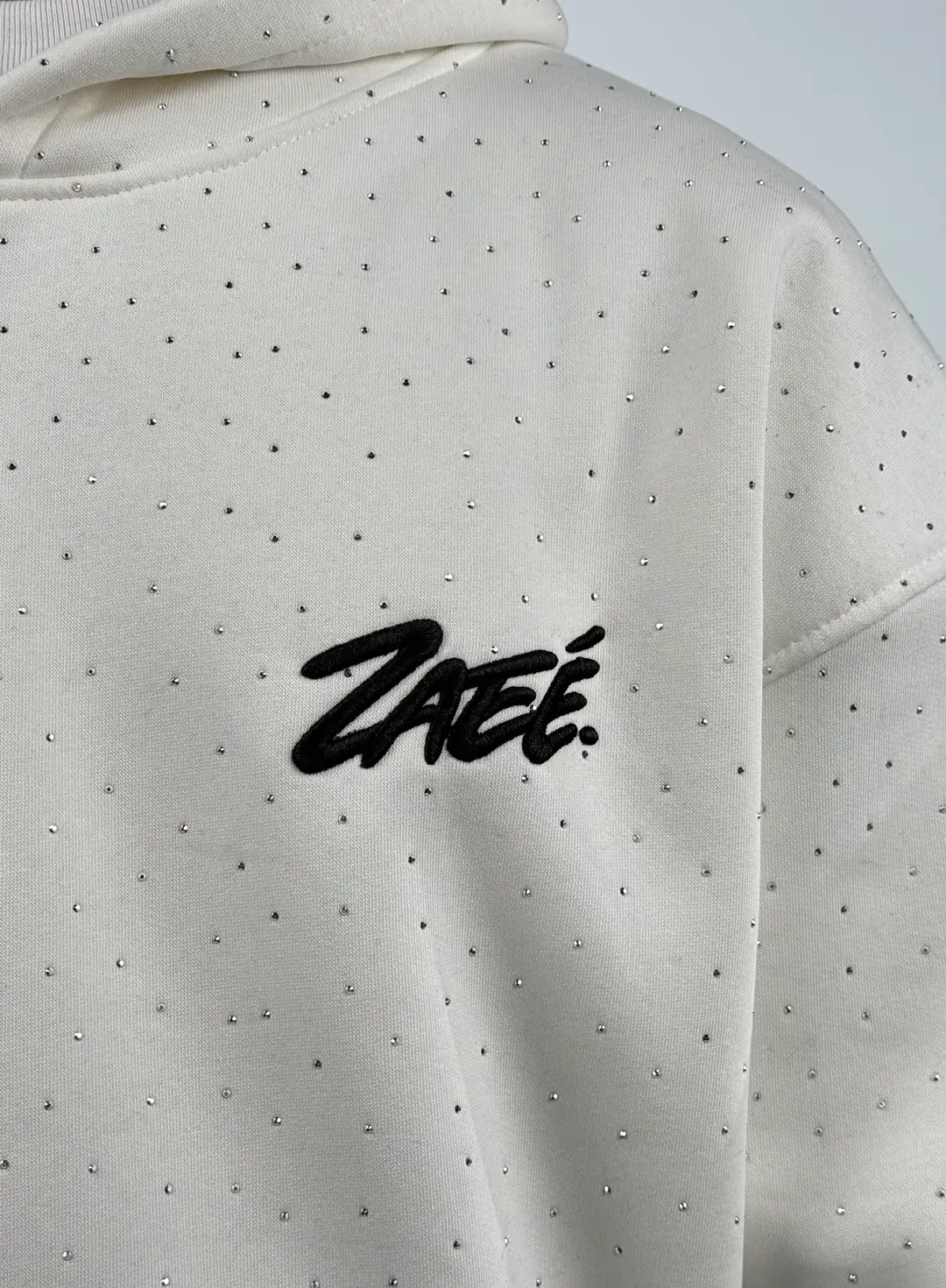 Full Taşlı ZAEE Nakışlı Oversize Sweatshirt