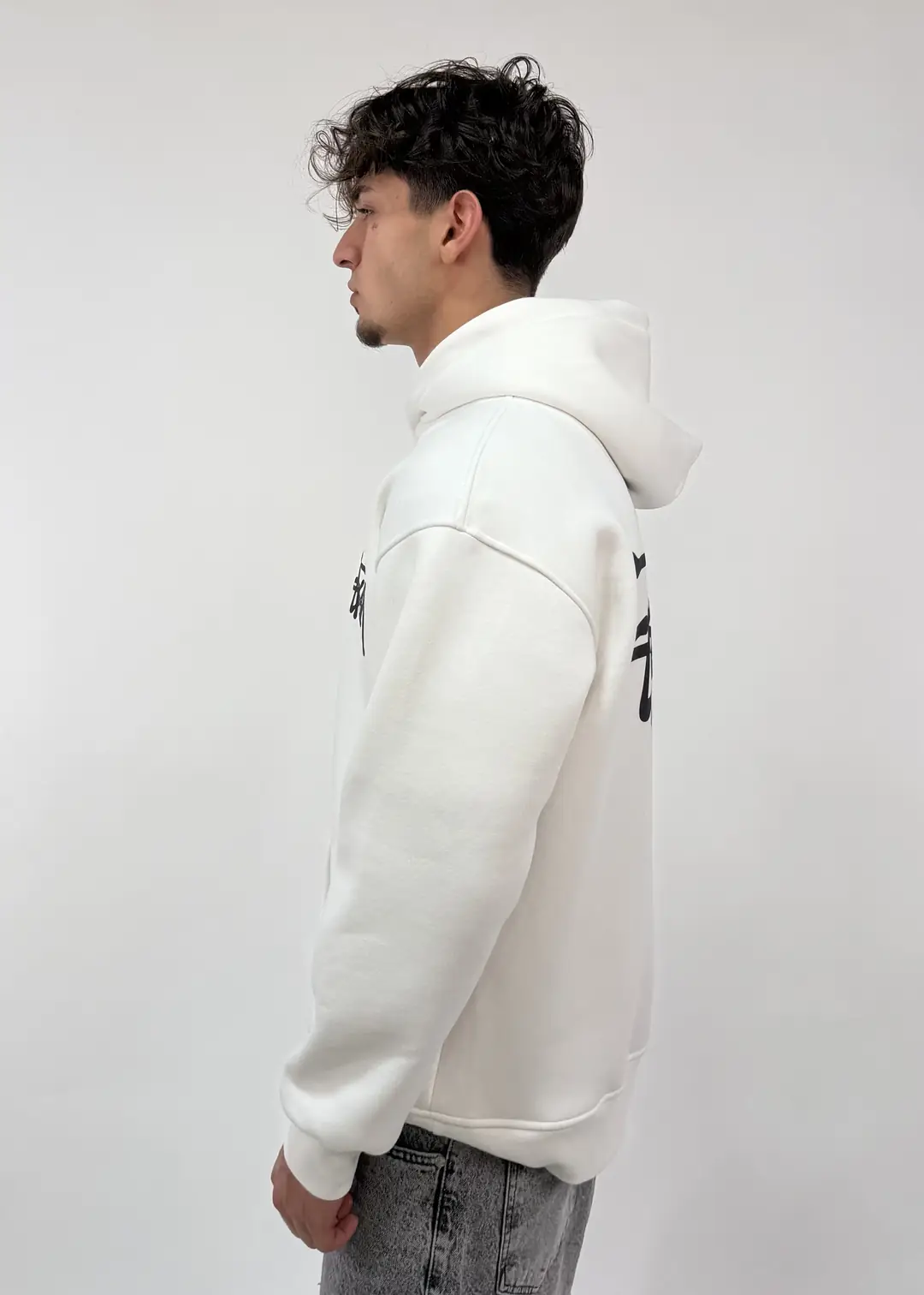 STS Baskılı Oversize Hoodie