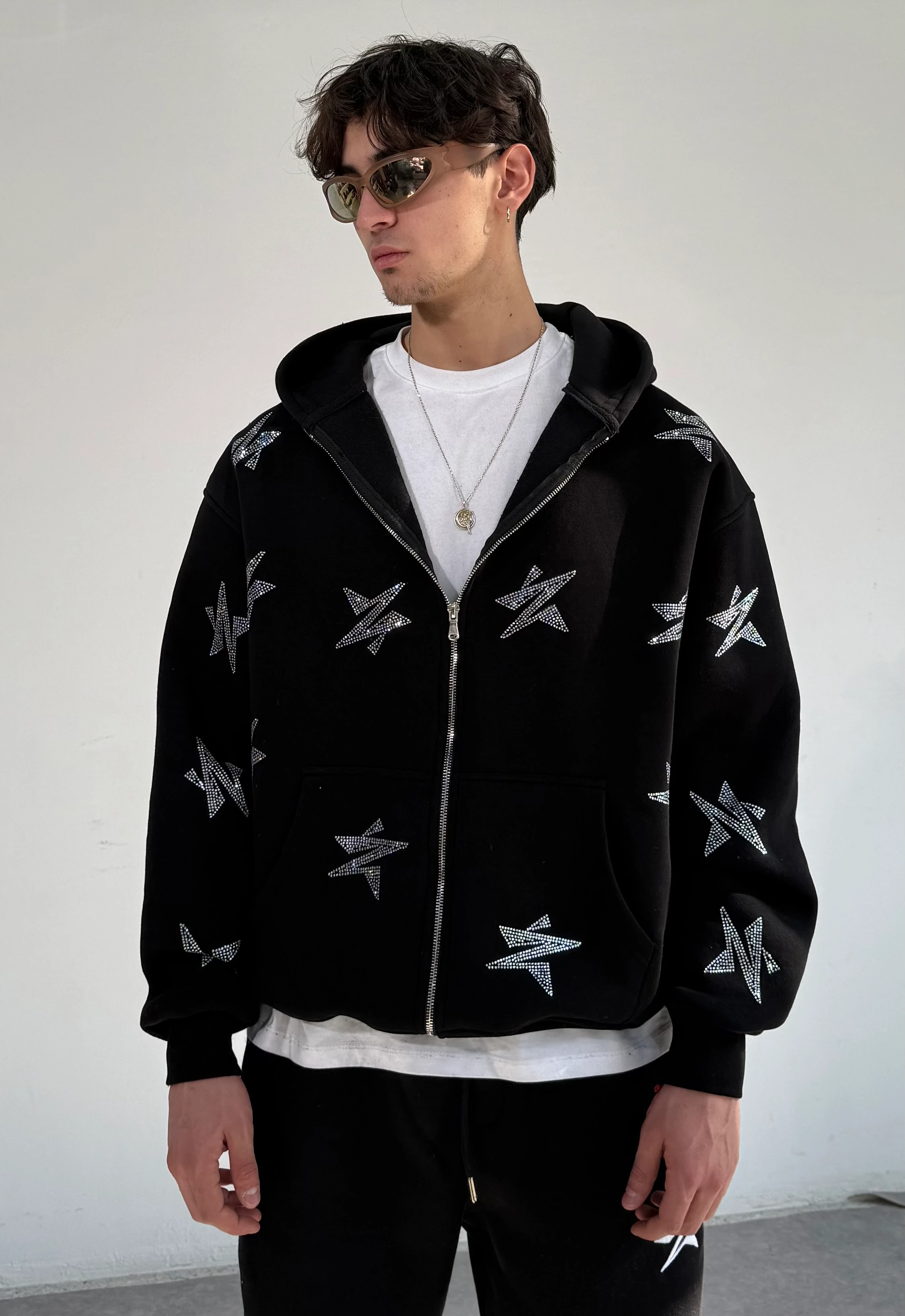 Star Oversize Premium Zipp Hoodie