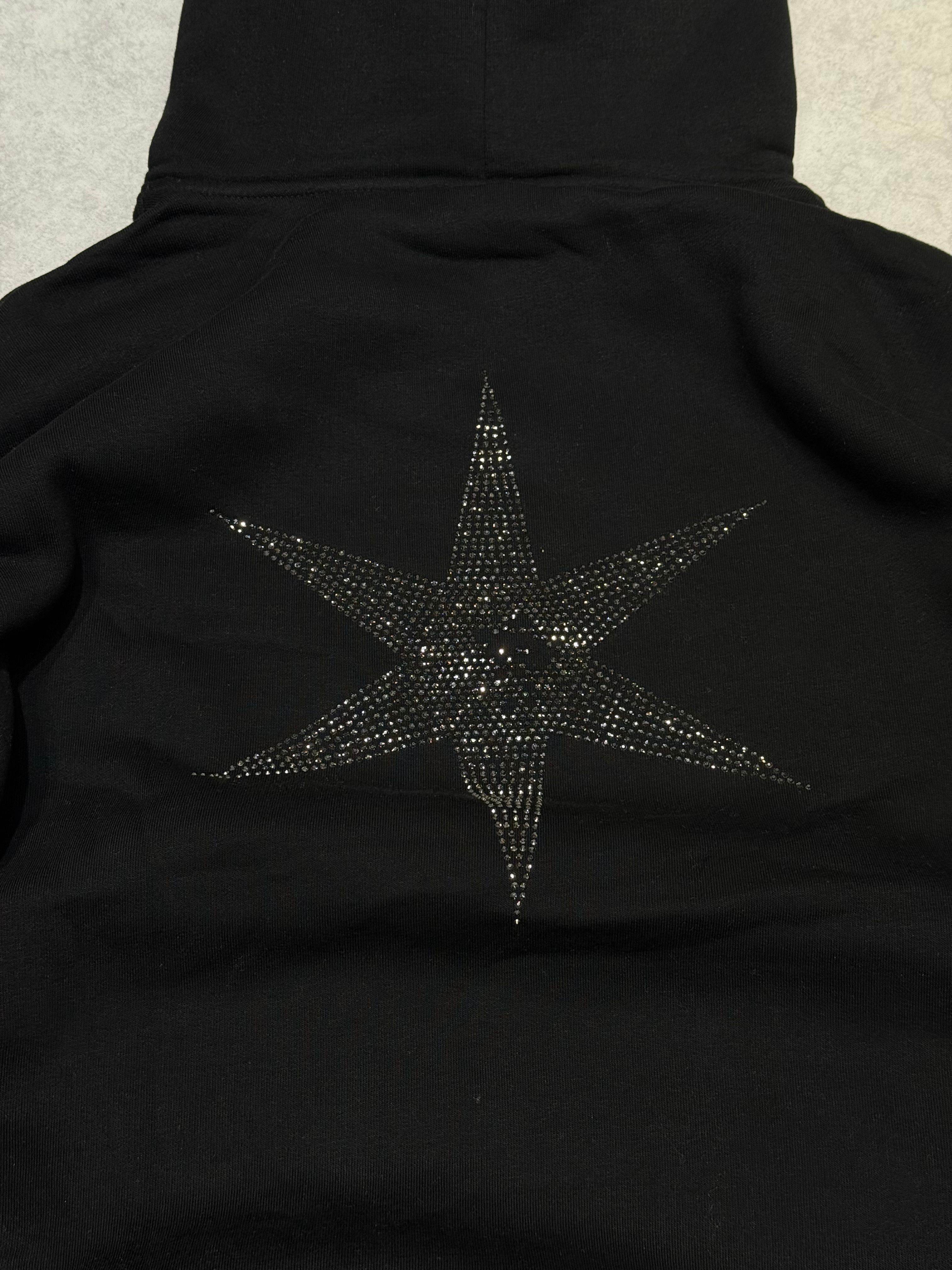 Kusurlu Taşlı Sweatshirt