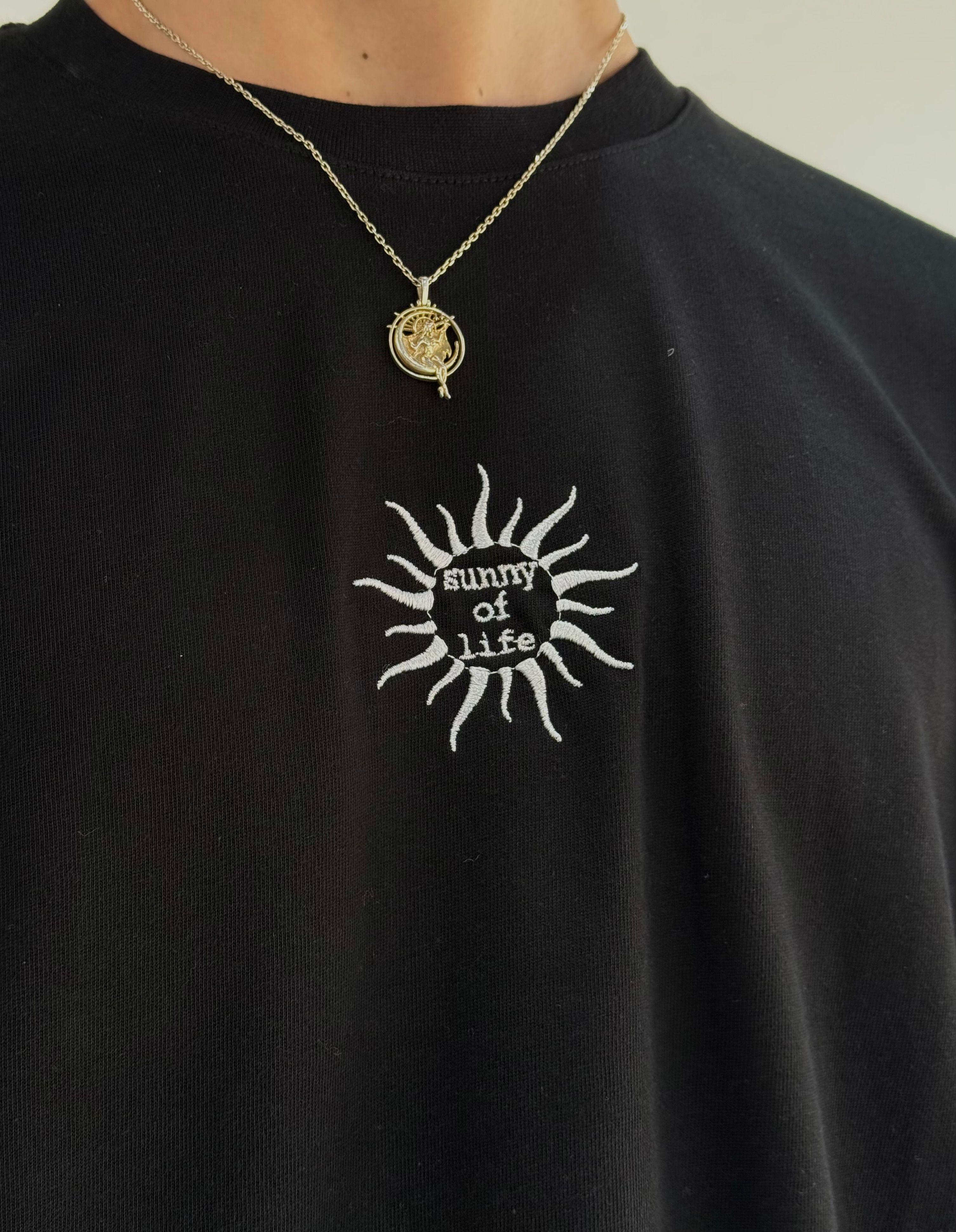 Sunny Of Life Nakışlı Oversize Tişört