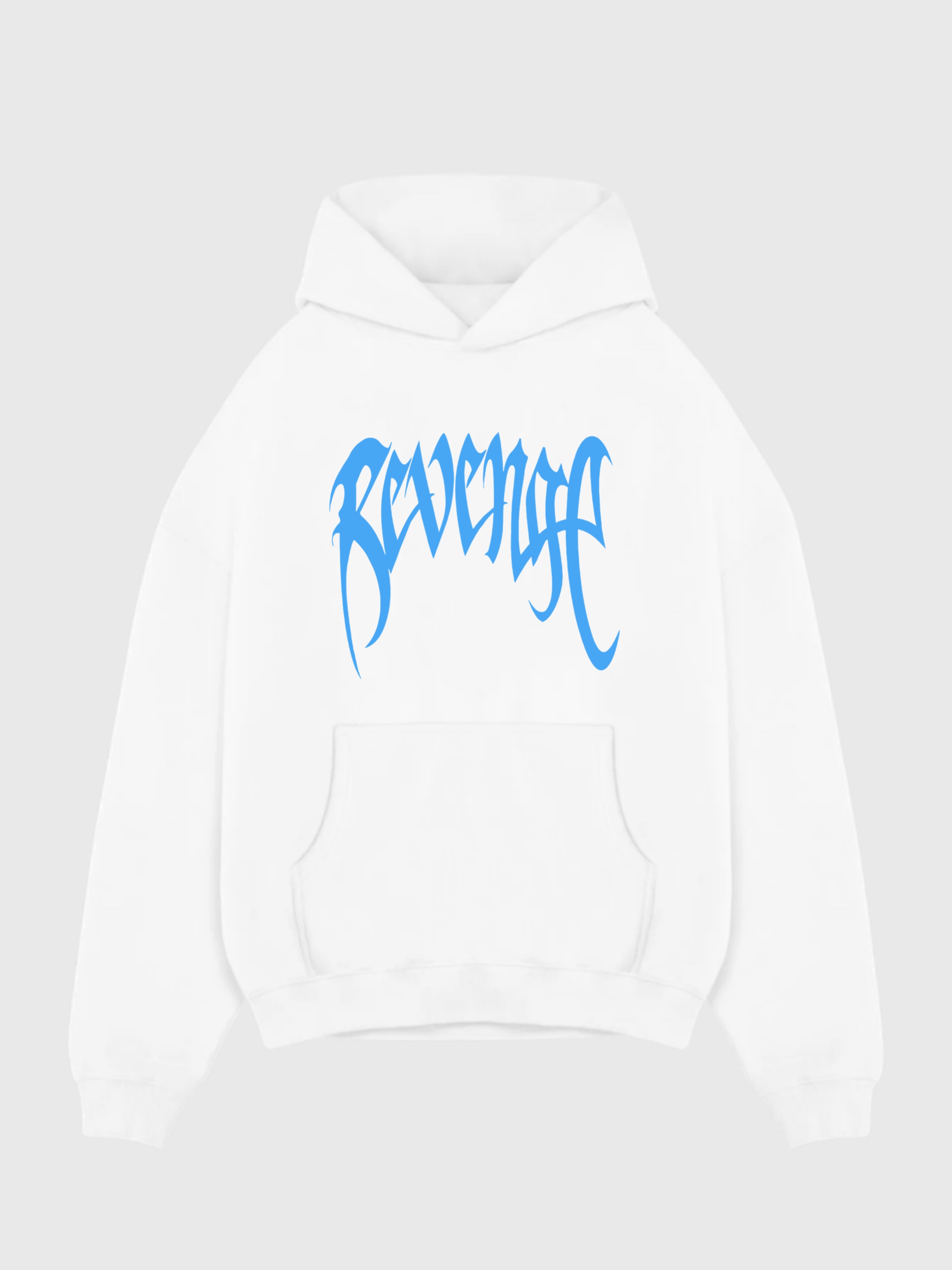 REVENGE Baskılı Oversize Sweatshirt - Beyaz